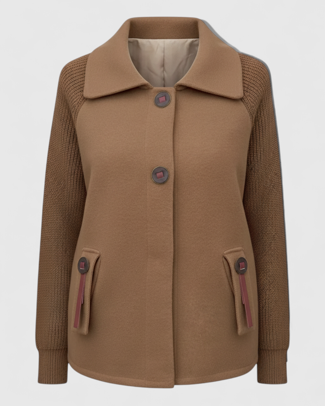 Damen Winterjacke Mit Hohem Kragen 1