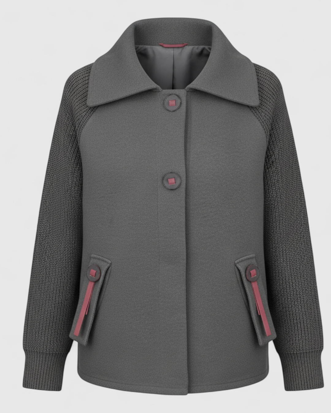 Damen Winterjacke Mit Hohem Kragen 3