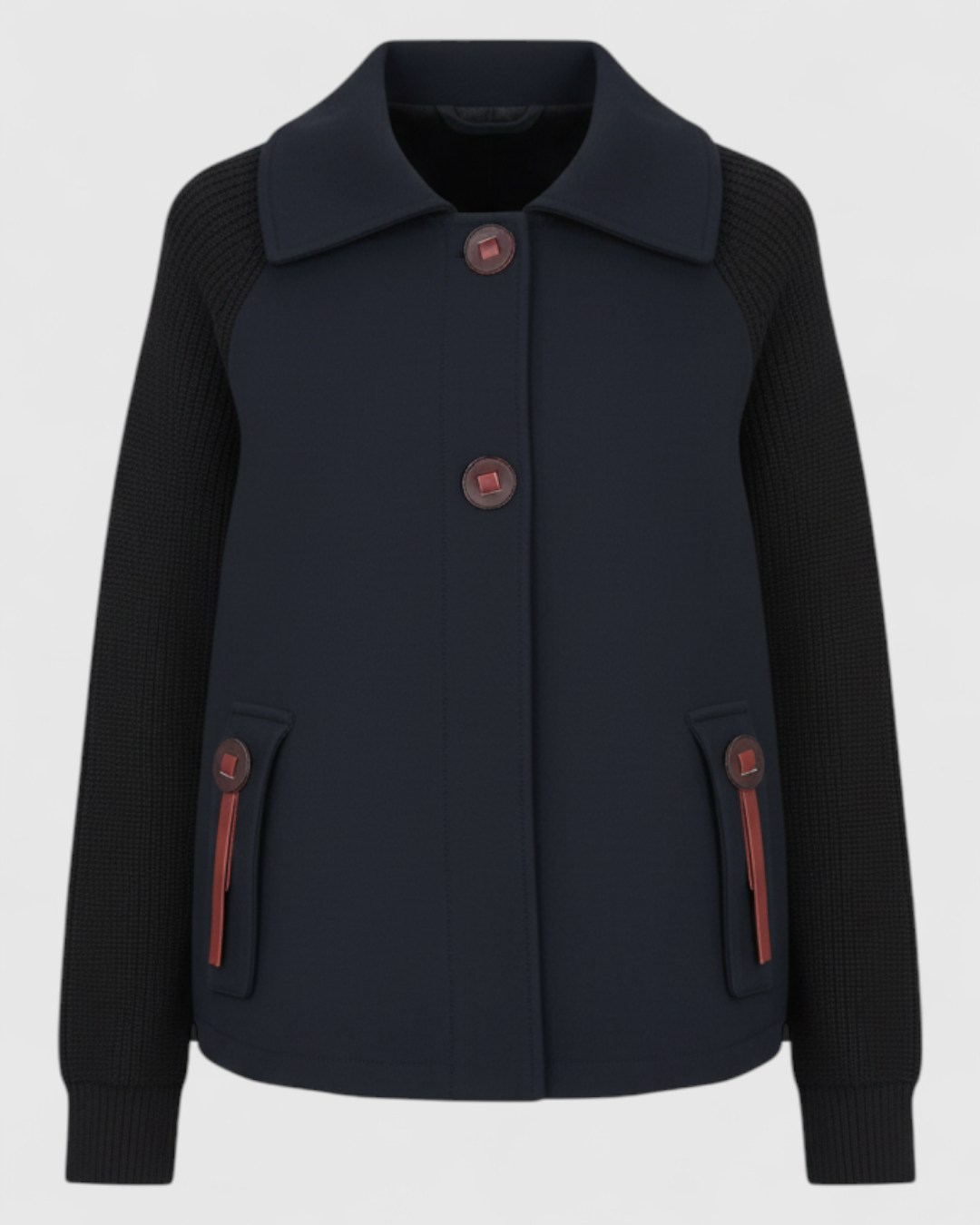 Damen Winterjacke Mit Hohem Kragen 4