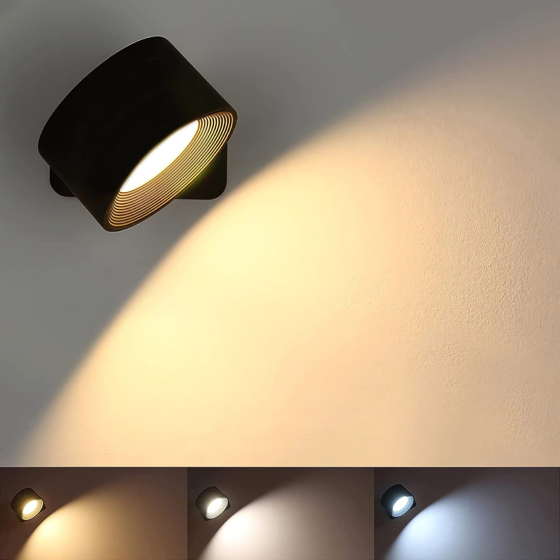 Flexilight™ | 360° kabellose, wiederaufladbare Wandlampe - - Flexilight™ | 360° kabellose, wiederaufladbare Wandlampe - €25 - Concept Neurenberg