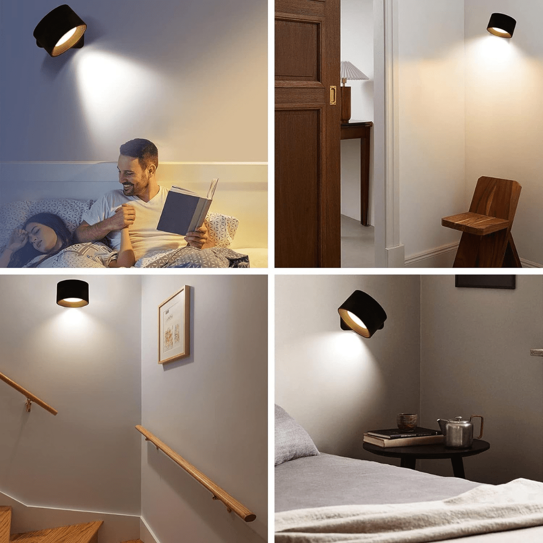 Flexilight™ | 360° kabellose, wiederaufladbare Wandlampe - - Flexilight™ | 360° kabellose, wiederaufladbare Wandlampe - €25 - Concept Neurenberg