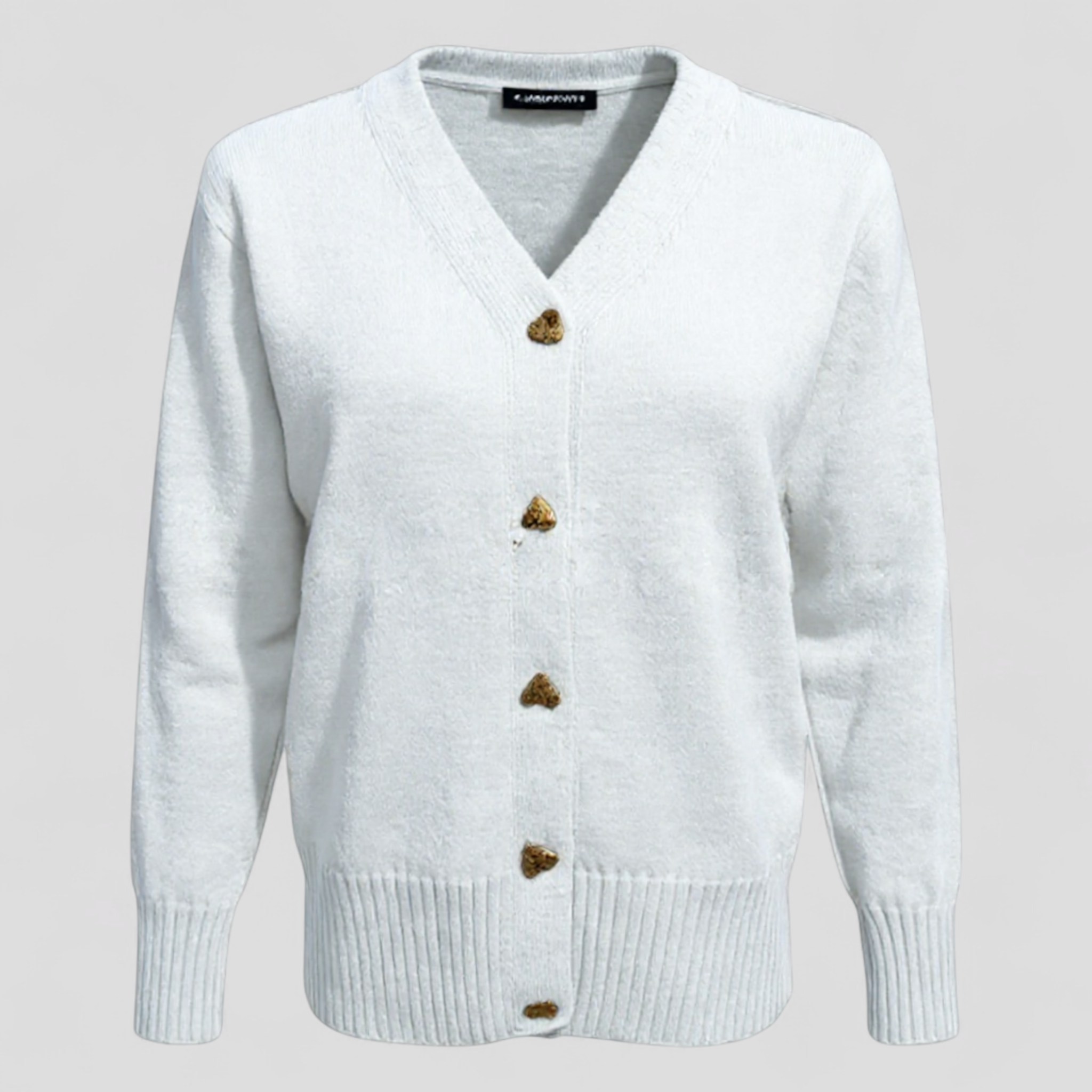 Doretta | Warme Pullover Damen aus Reiner Wolle mit Knöpfen