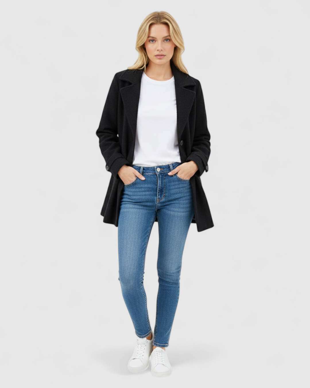 Elegante Damenjacke mit Tailored Kragen 3