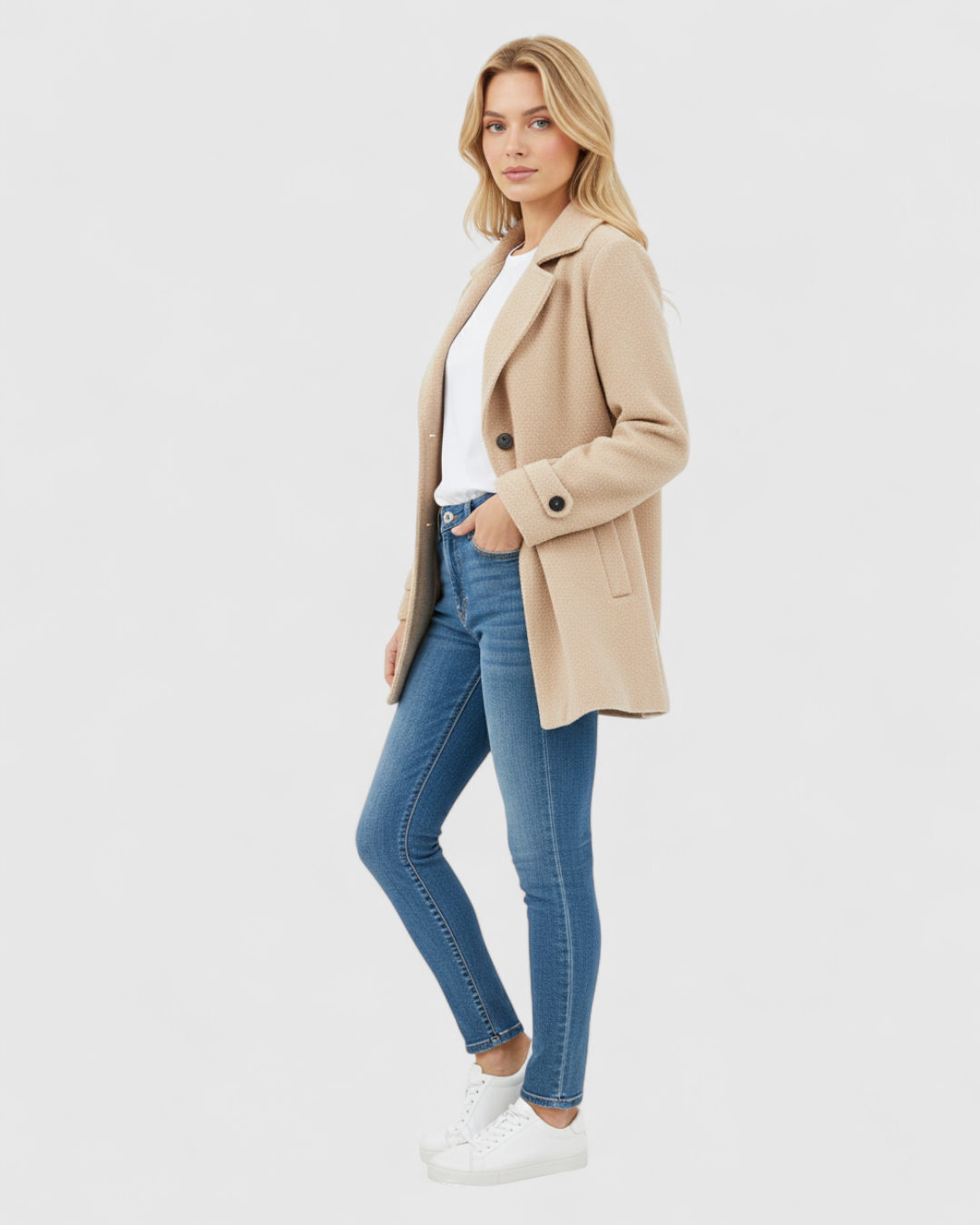 Elegante Damenjacke mit Tailored Kragen 5