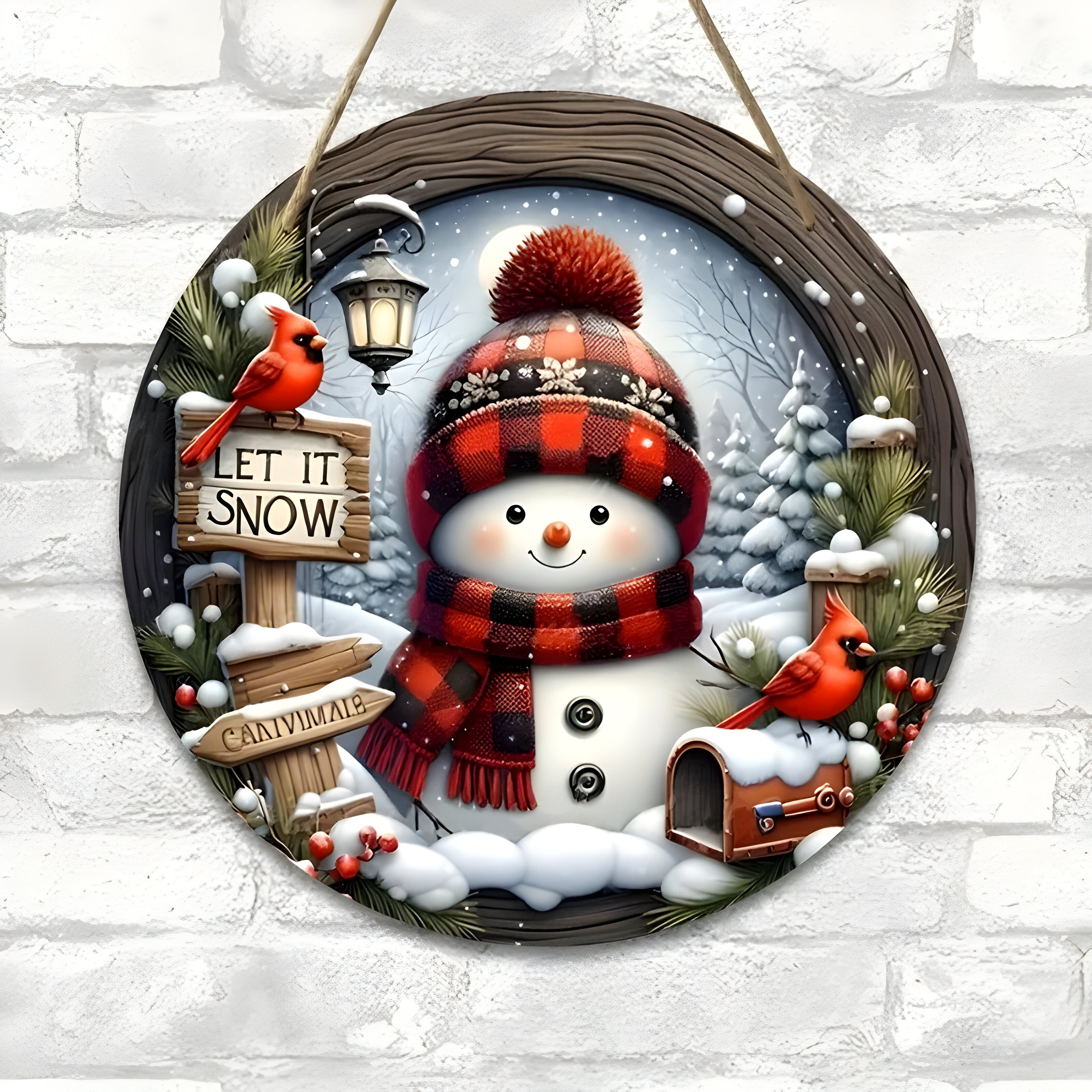 Eleganter Acryl-Kranz für Tischdekoration 0