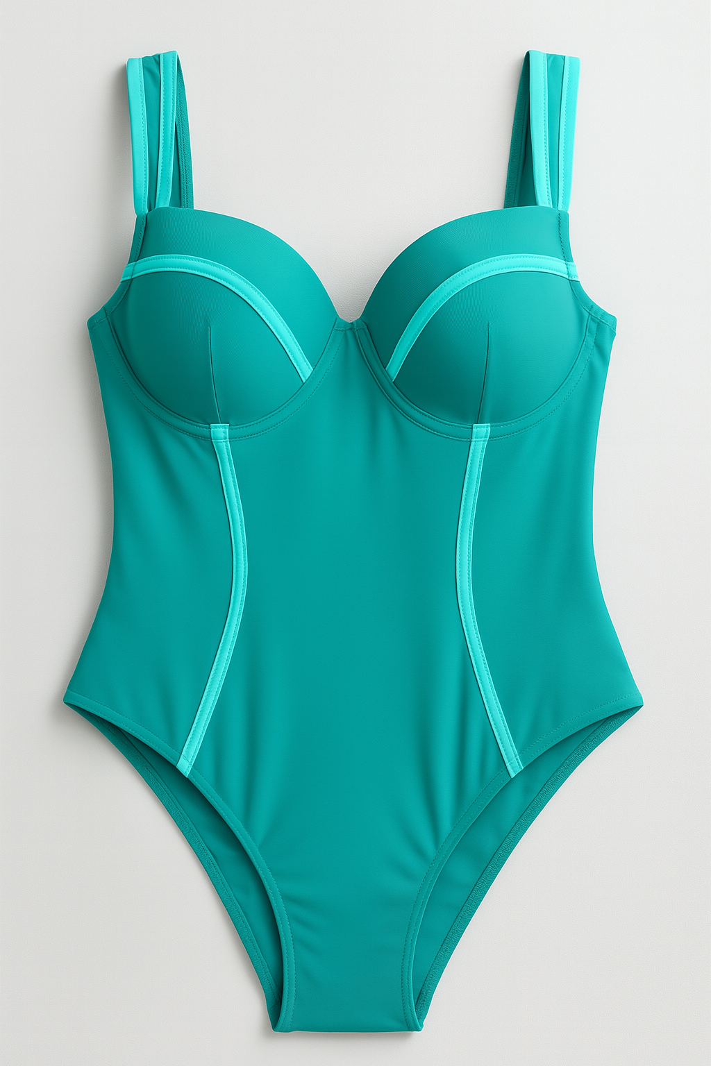 Eleganter Slim Fit Badeanzug Damen 2