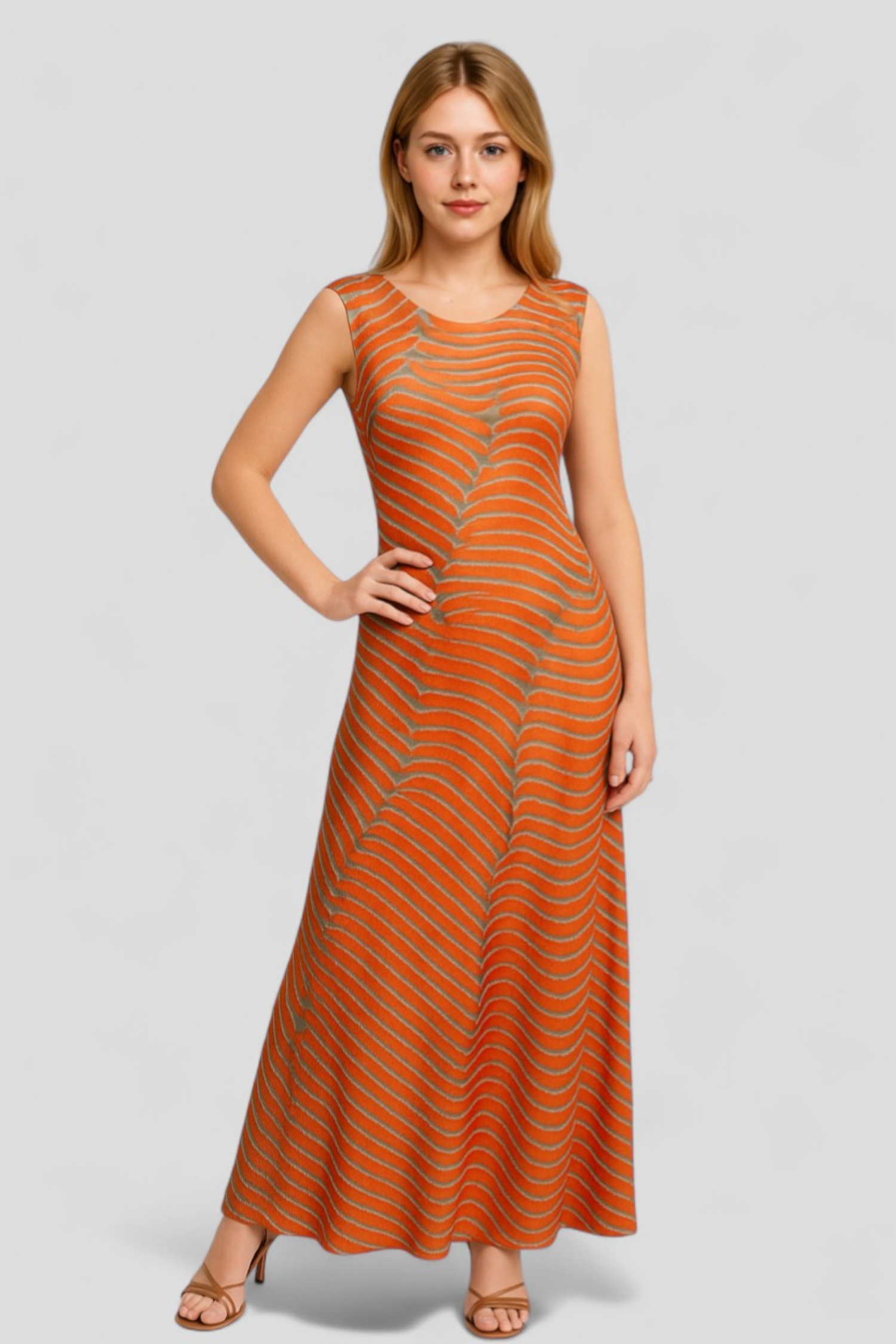 Elegantes Damen Outfit mit Langer Gonna 3