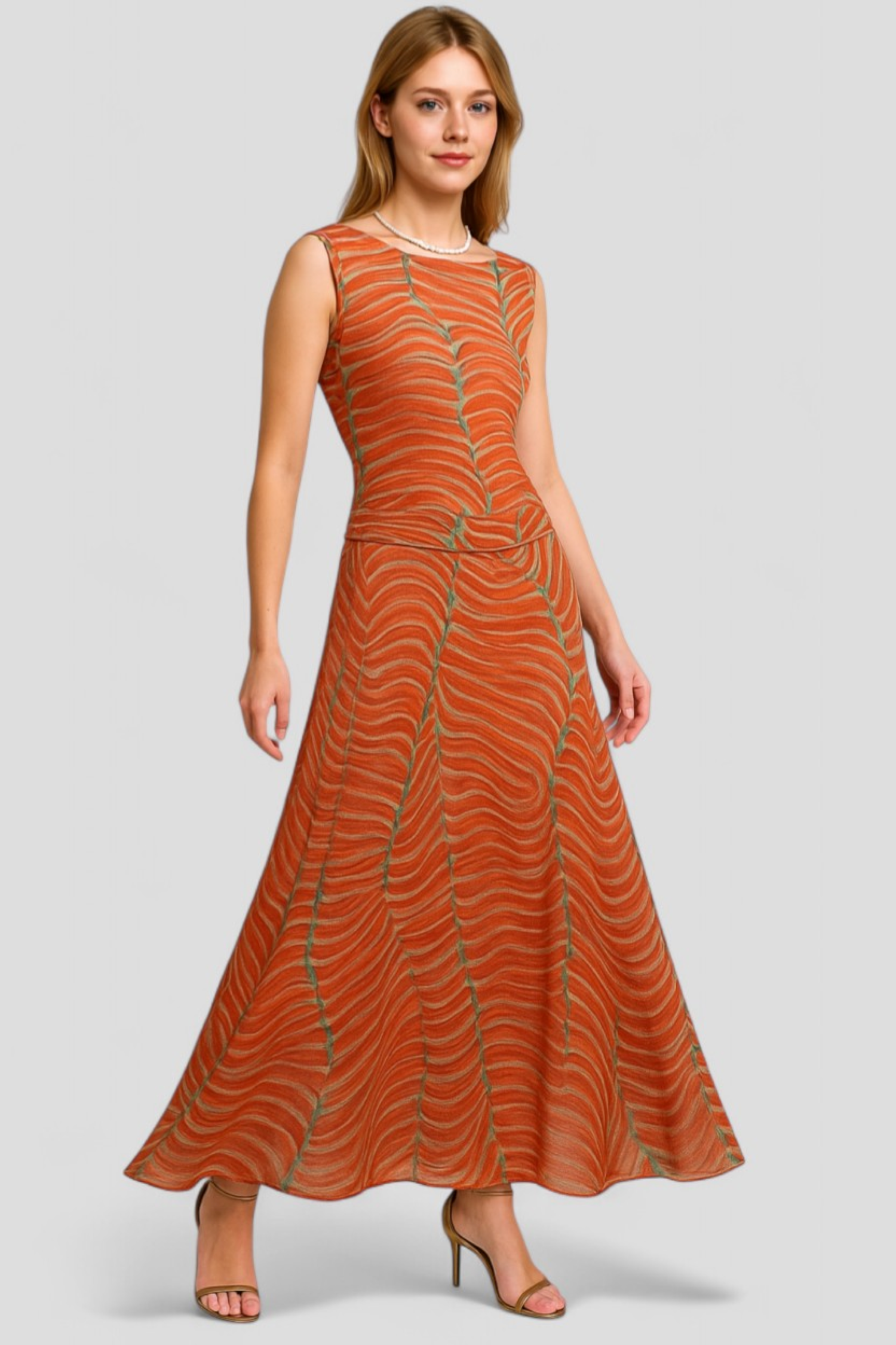 Elegantes Damen Outfit mit Langer Gonna 4