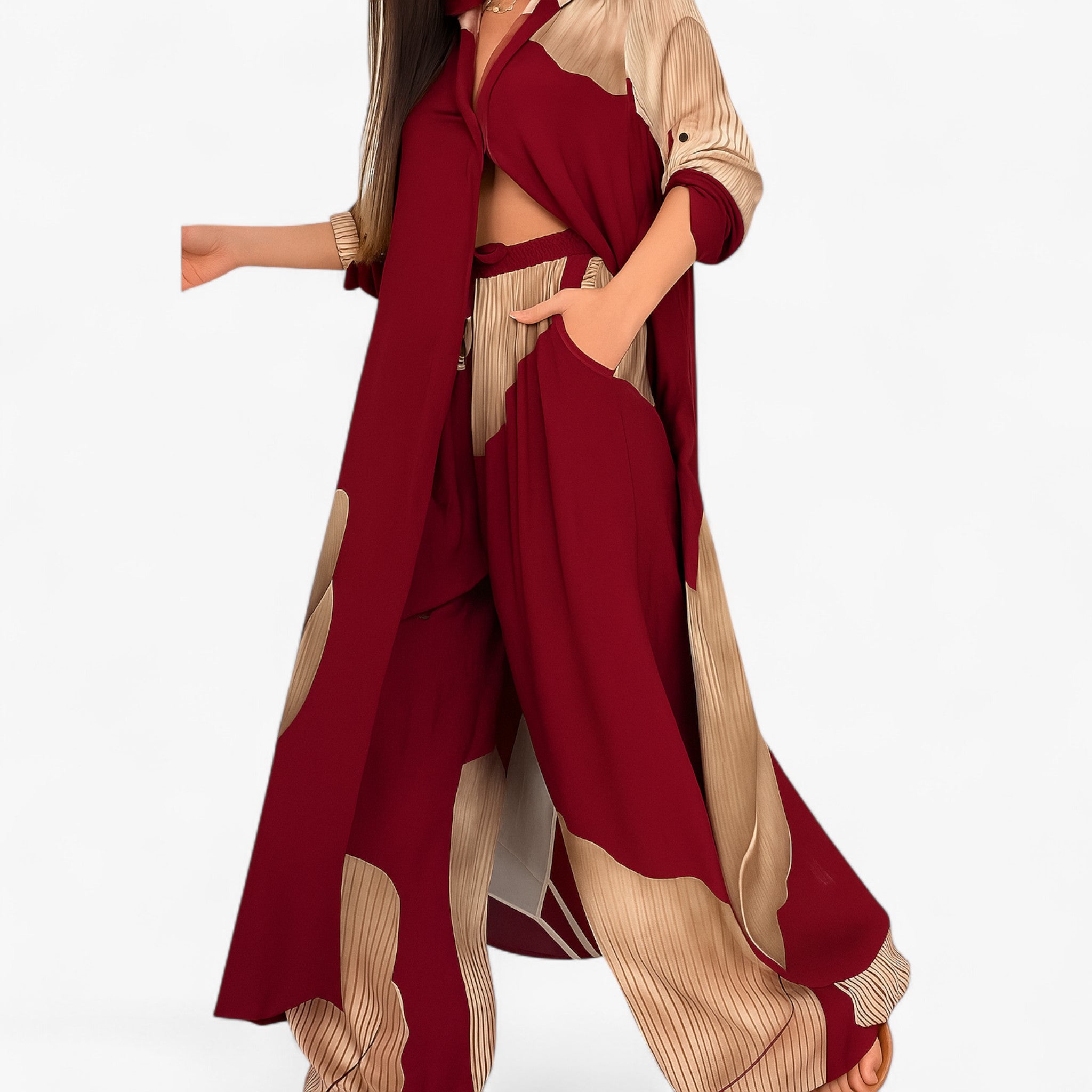 Amelia | Elegantes Damen Set mit Bluse und Hose