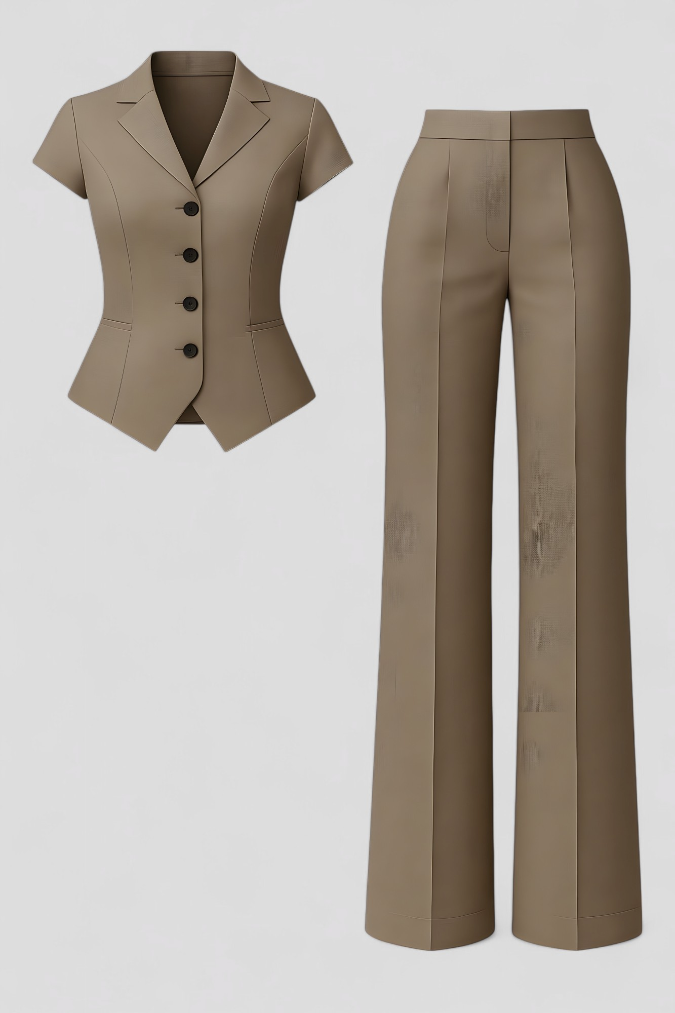 Elegantes Damen Set mit Top und Hose 4