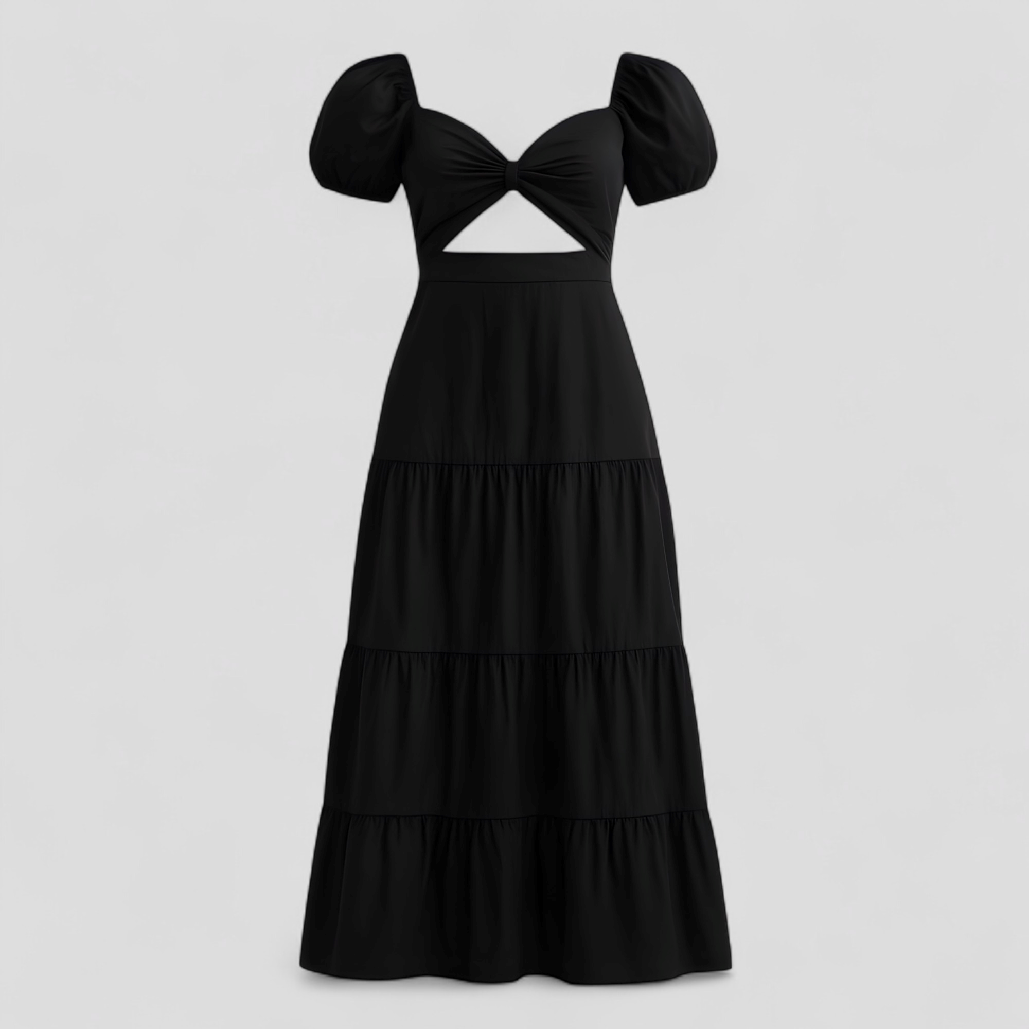 Elegantes Damenkleid mit Knoten-Design 2