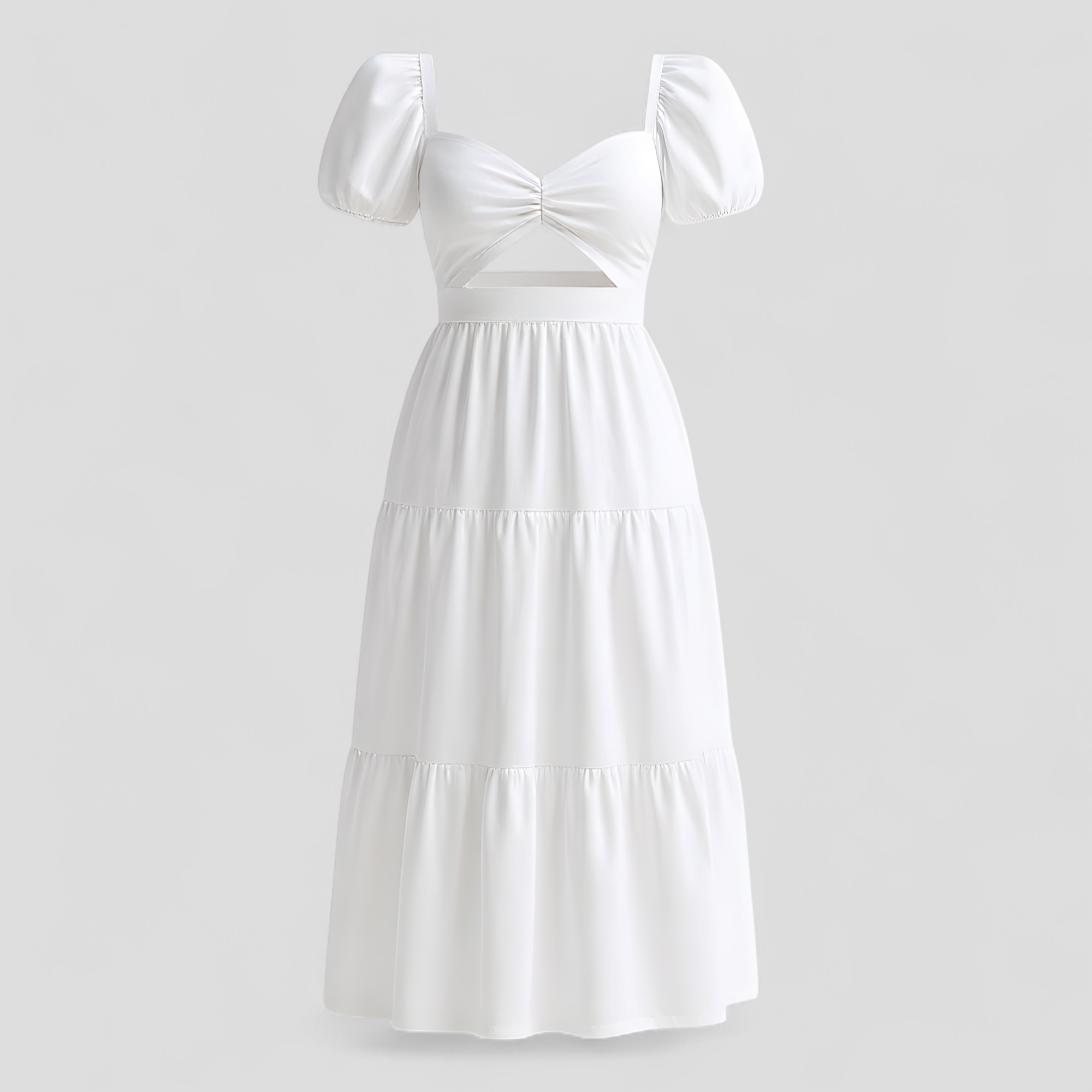 Elegantes Damenkleid mit Knoten-Design 3