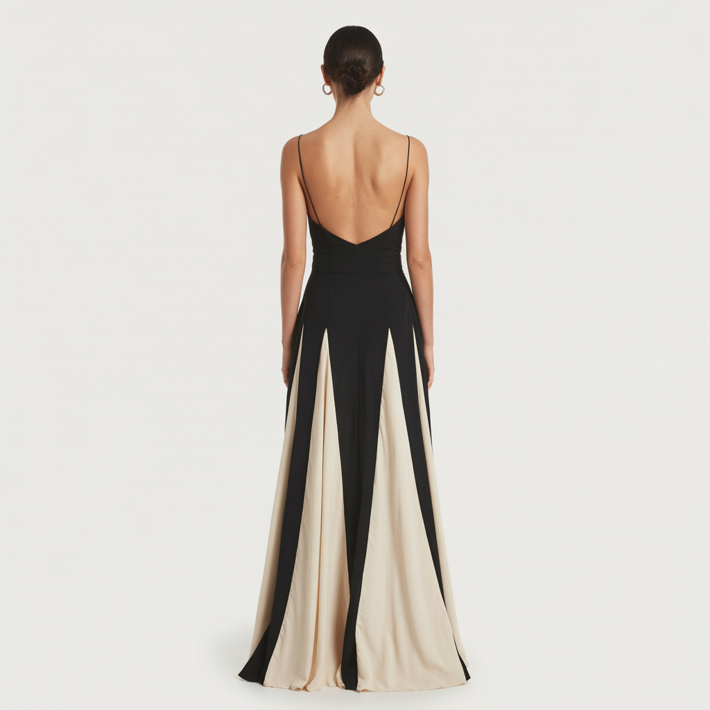 Elegantes Maxikleid Sommer Für Damen 3