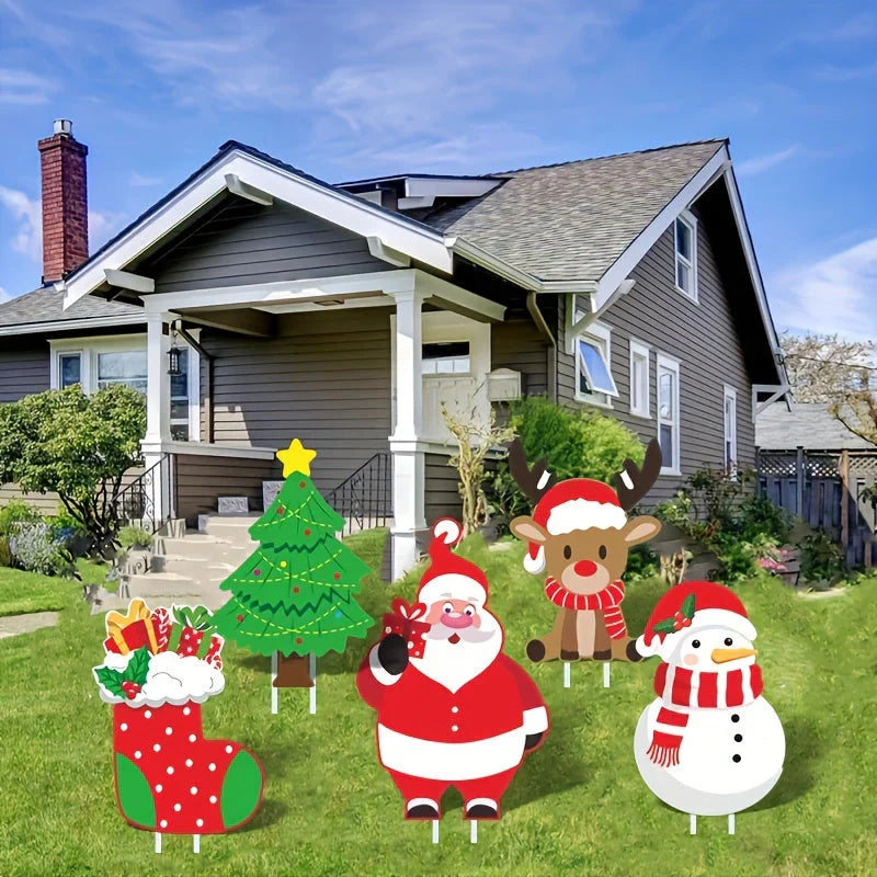 Festliche Weihnachtsbeschilderung für Gärten 0