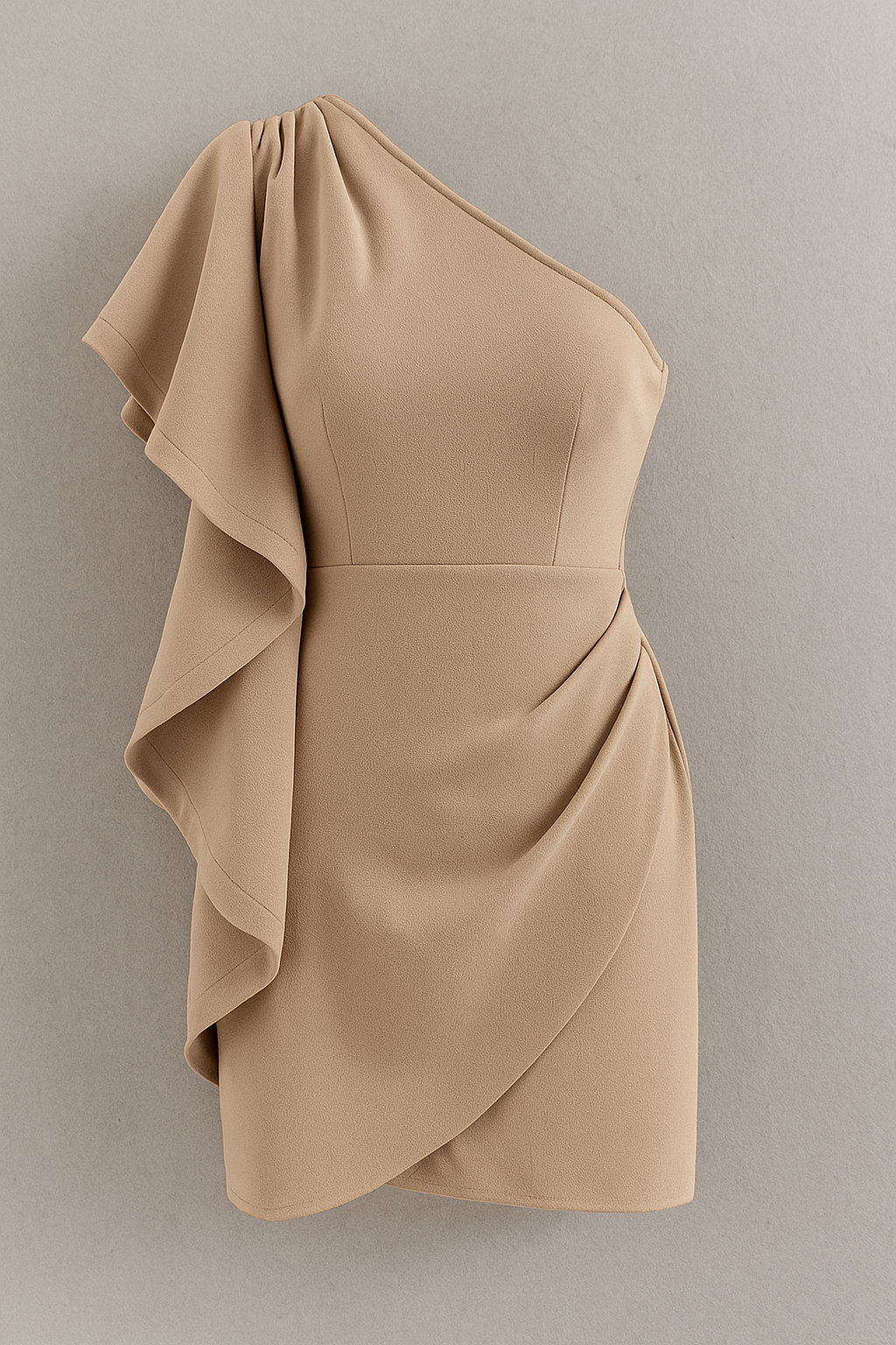 Festliches Asymmetrisches Mini-Kleid für Damen 0