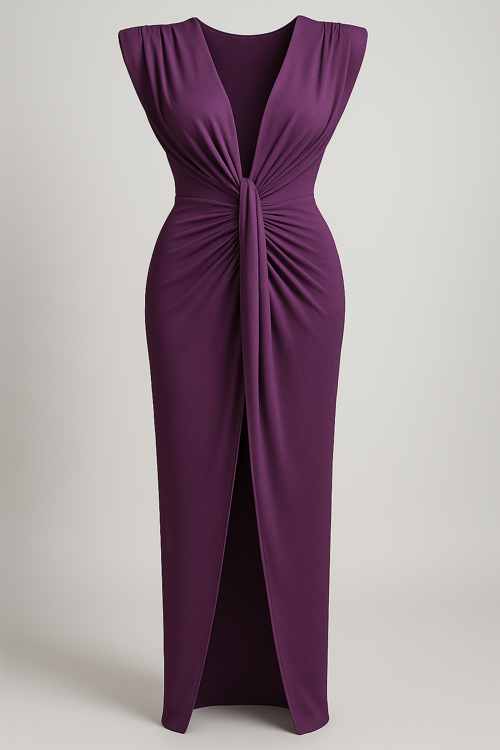 Festliches Damenkleid aus Glänzendem Satin 5