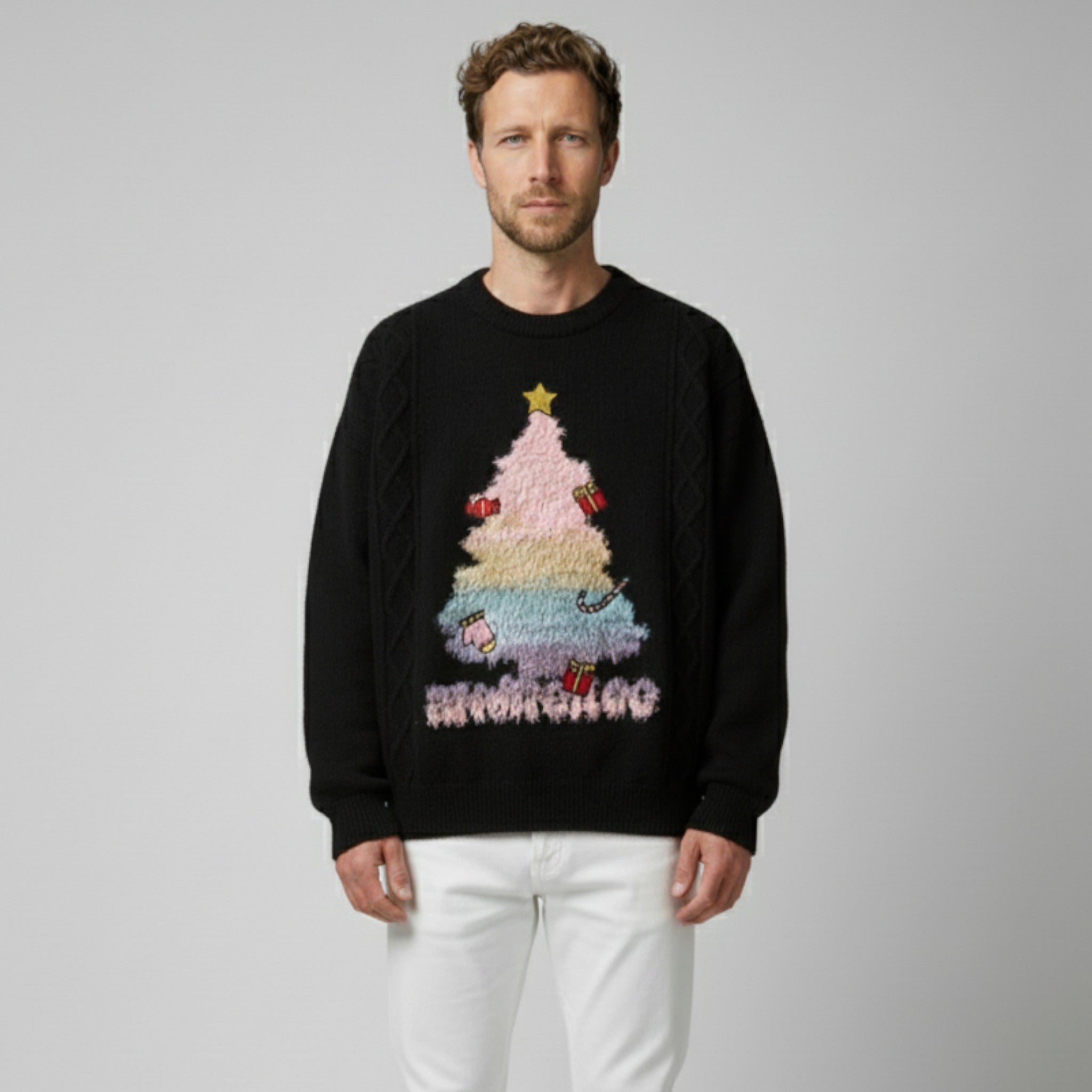 Modischer Herren-Casual-Strickpullover für den Herbst