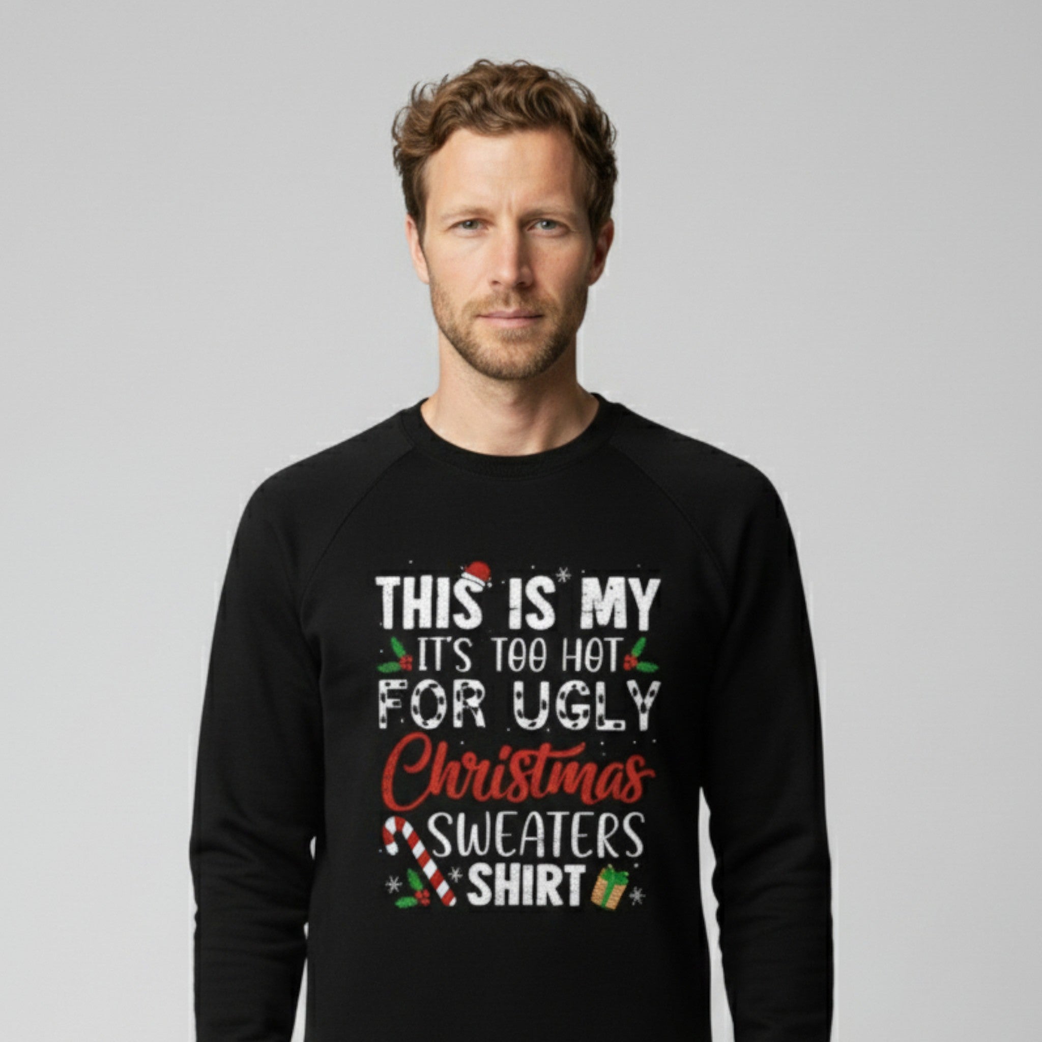 Lustiges Weihnachtsdesign für Herren mit humorvollem Slogan für festlichen Stil