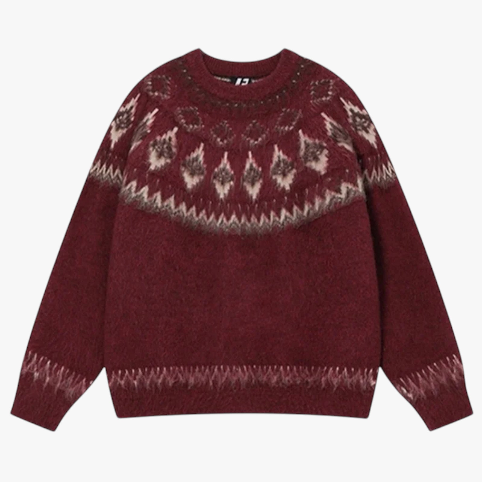 Lustiger und luftiger Unisex-Weihnachtspullover mit witzigem Druck