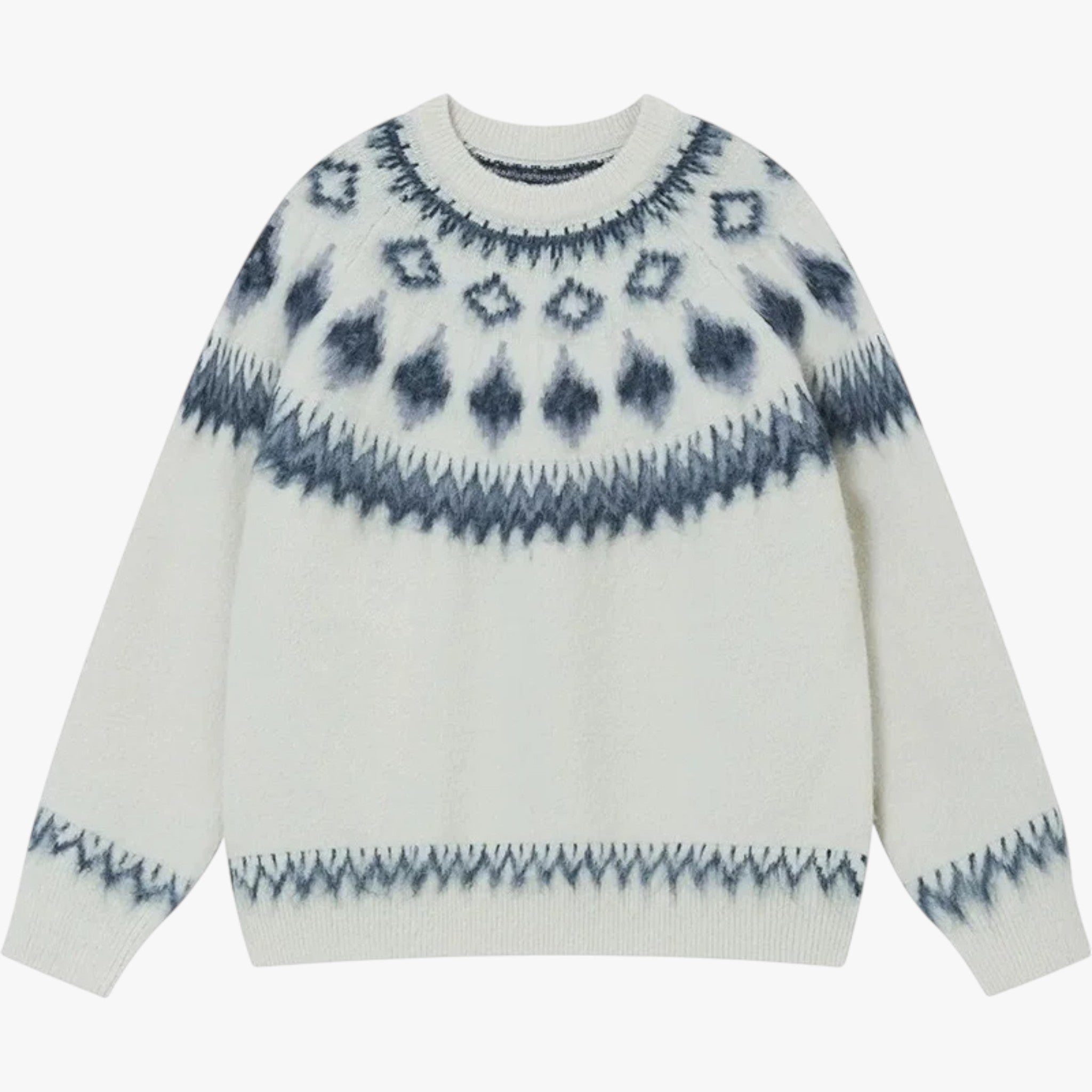 Lustiger und luftiger Unisex-Weihnachtspullover mit witzigem Druck