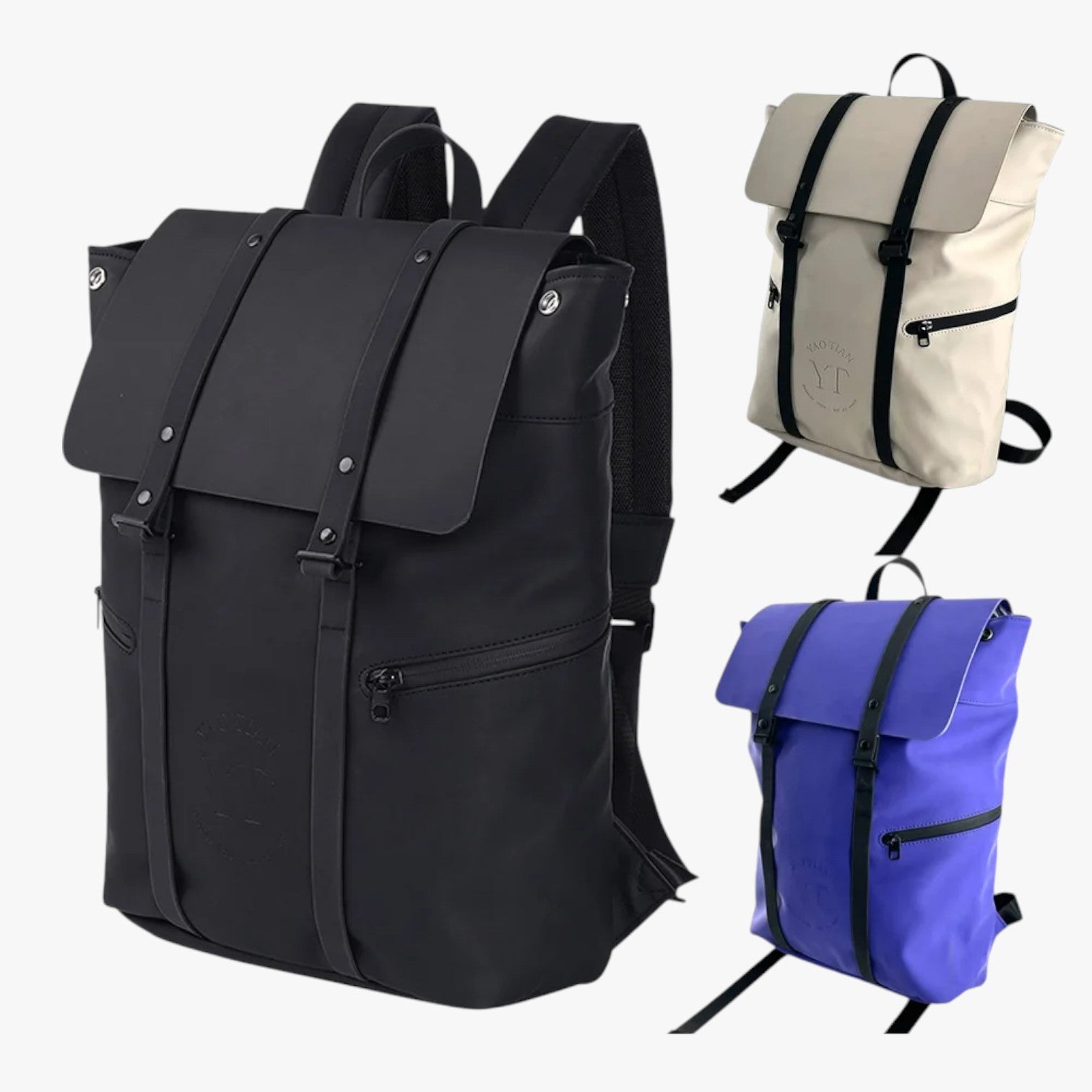Cedric | Unisex Vintage Rucksack – Geräumig, Wasserabweisend, Perfekt für Laptops und Reisen