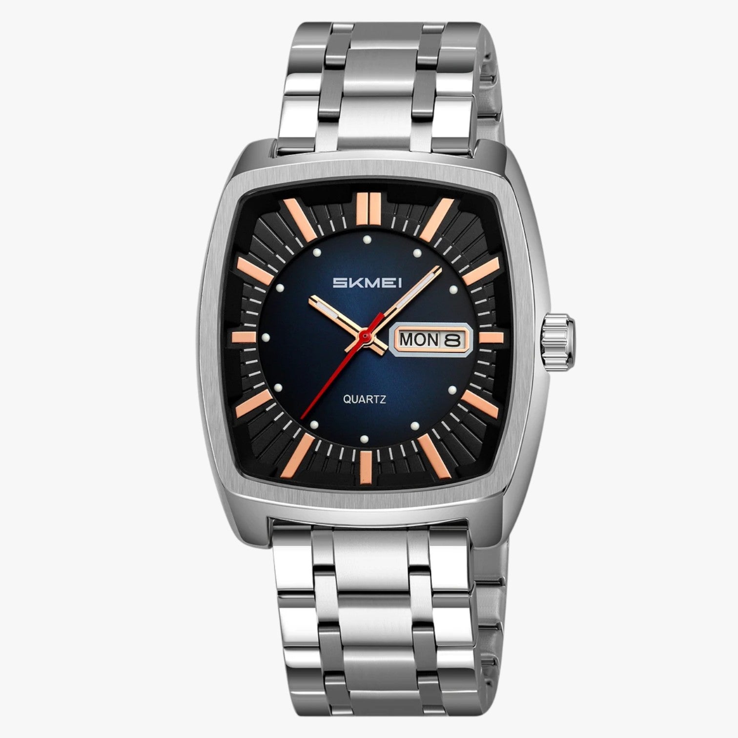 Alfred | Herrenarmbanduhr wasserdicht mit Datum und lumineszierendem Zifferblatt