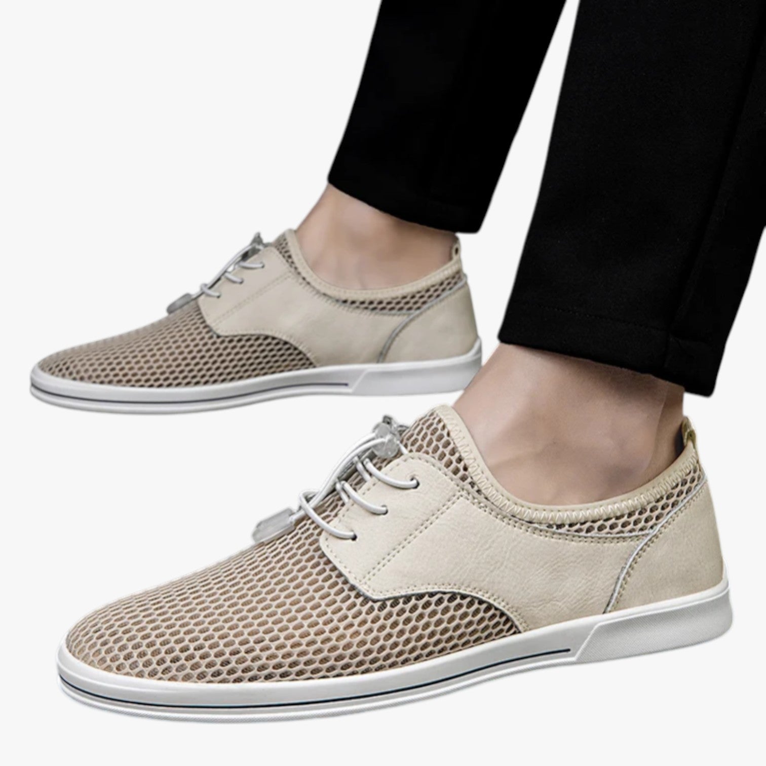 Justin | Herren Sommer_Mokassins Atmungsaktiv, Ultraleicht, Elegant Design