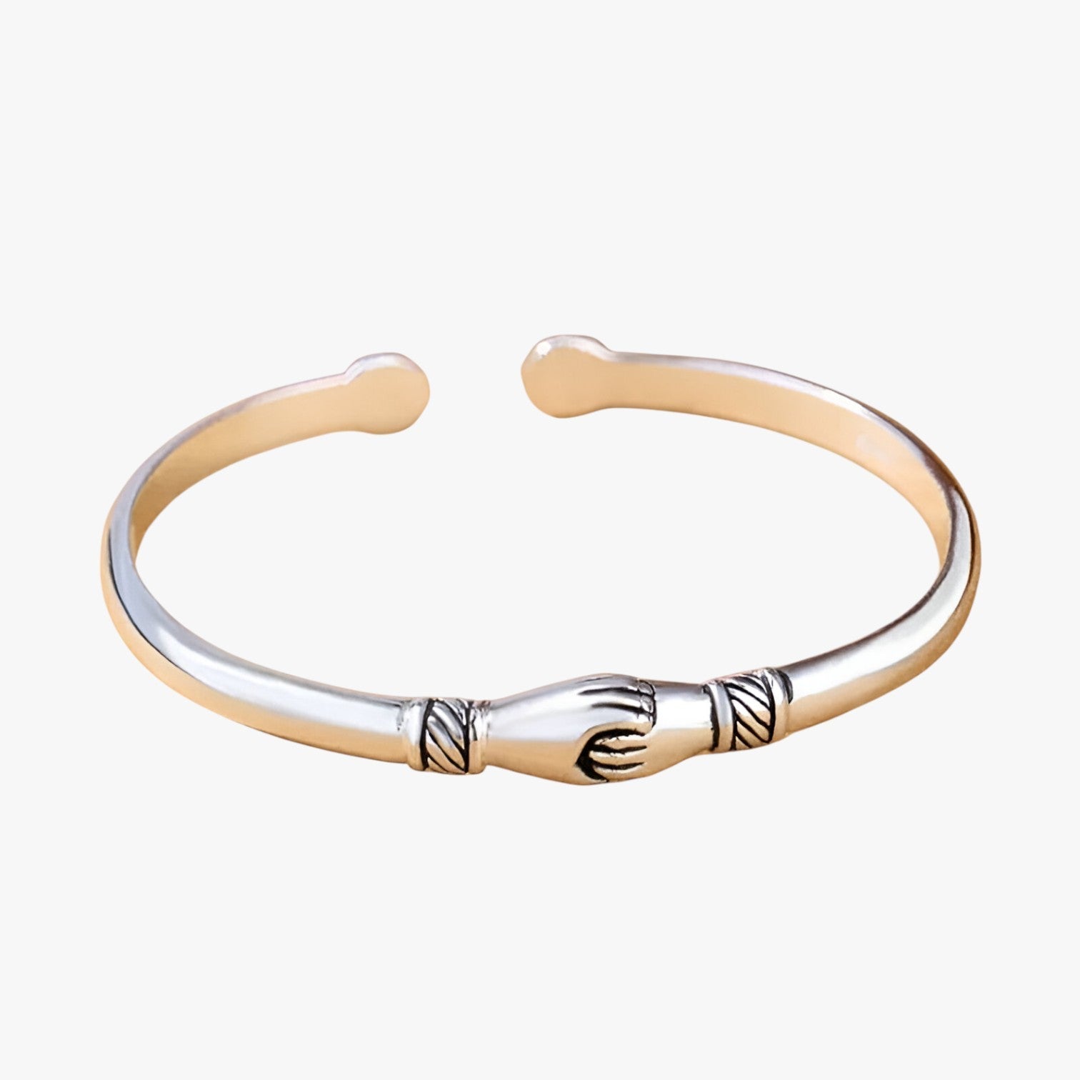 Armonia | Elegantes Freundschaftsarmband aus retro Silber