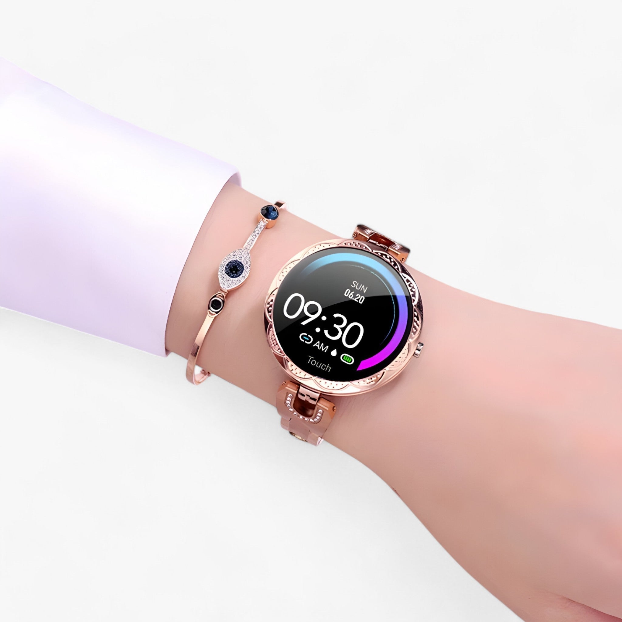 GlamFit | Smartwatch - Elegant, wasserdicht und in der Lage, den Fortschritt der Fitness zu verfolgen - - GlamFit | Smartwatch - Elegant, wasserdicht und in der Lage, den Fortschritt der Fitness zu verfolgen - €25 - Concept Neurenberg