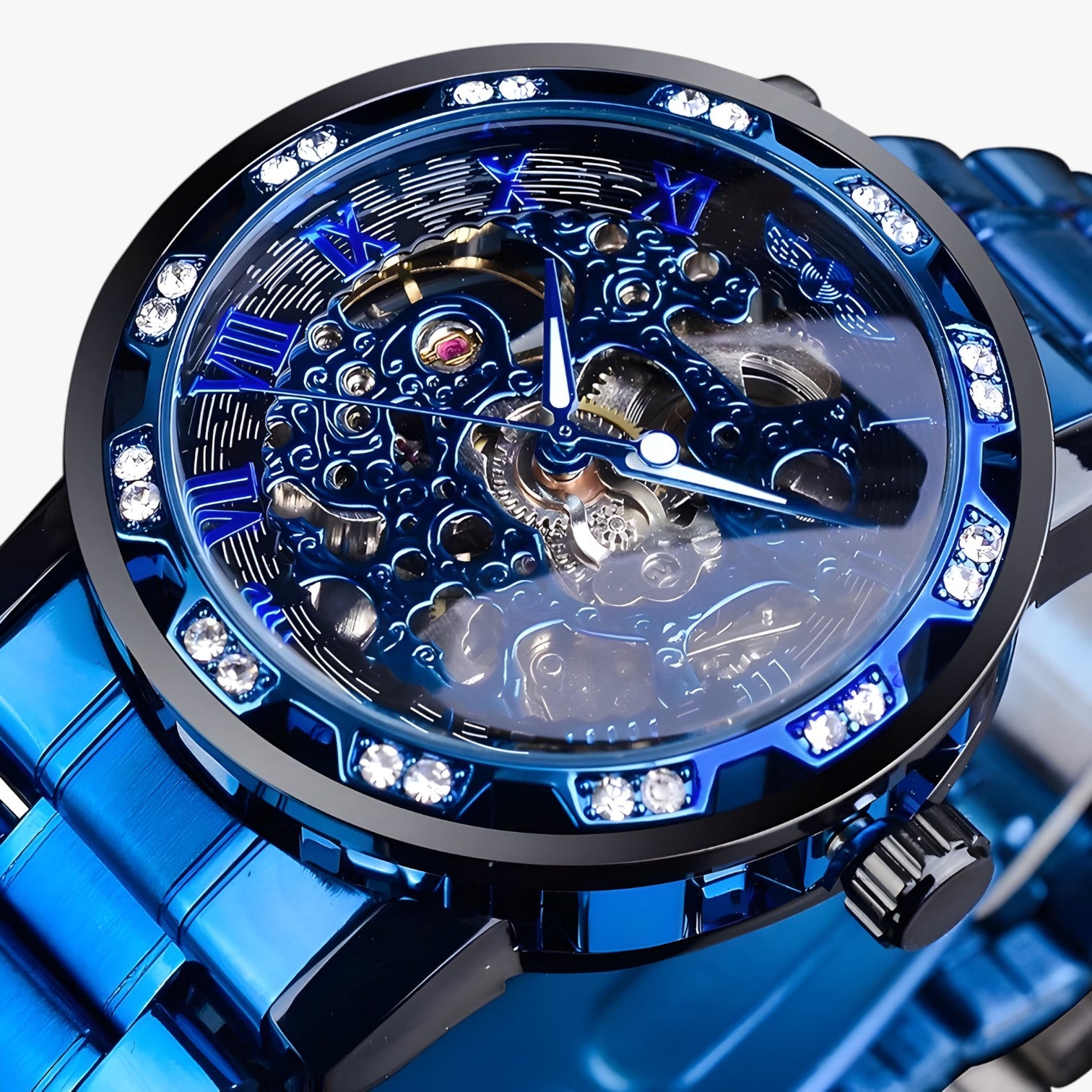 Diamant Uhr | Luxus Herrenarmbanduhr