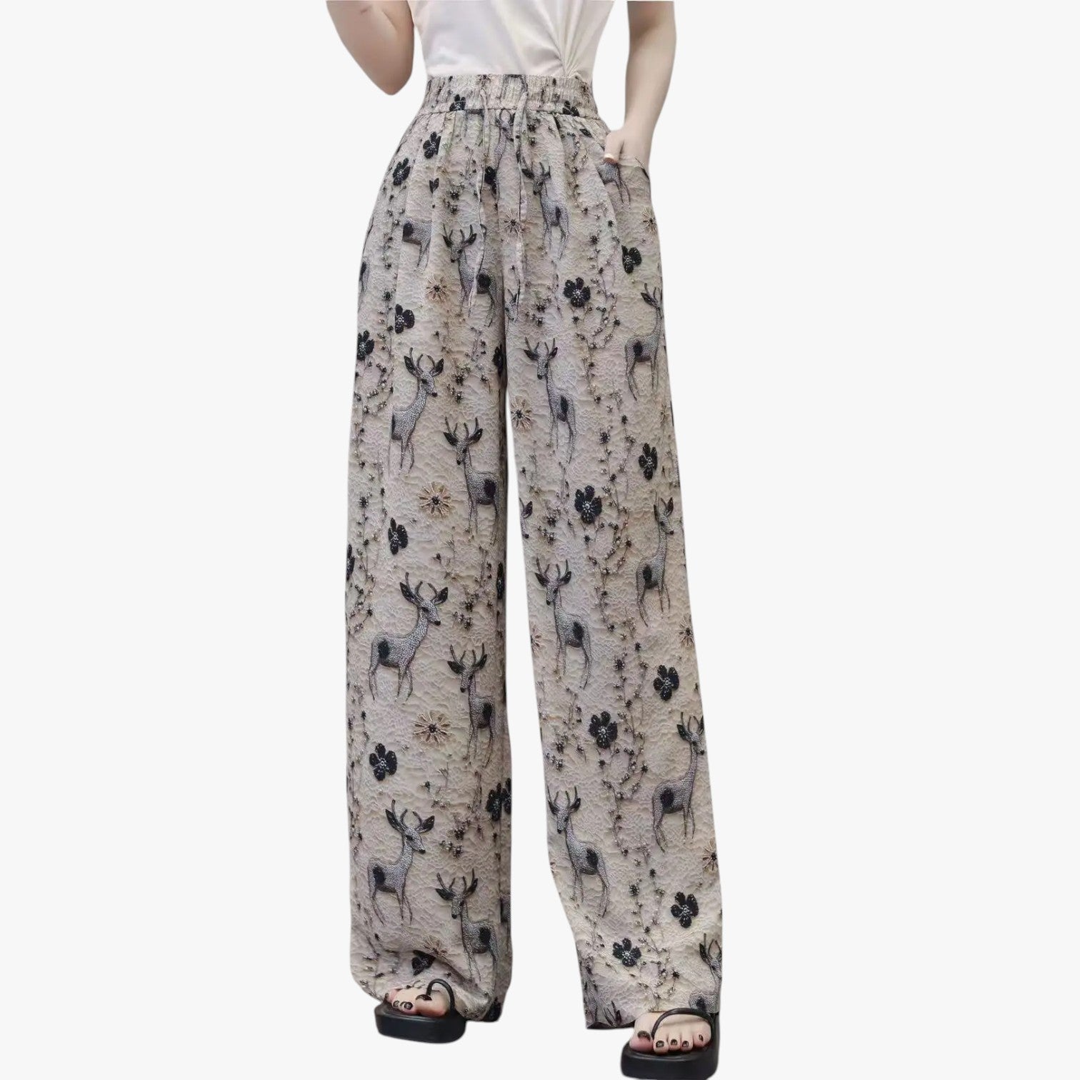 Cheryl | Sommerliche Chiffon-Hosen mit Taschen – Leicht und Lässig