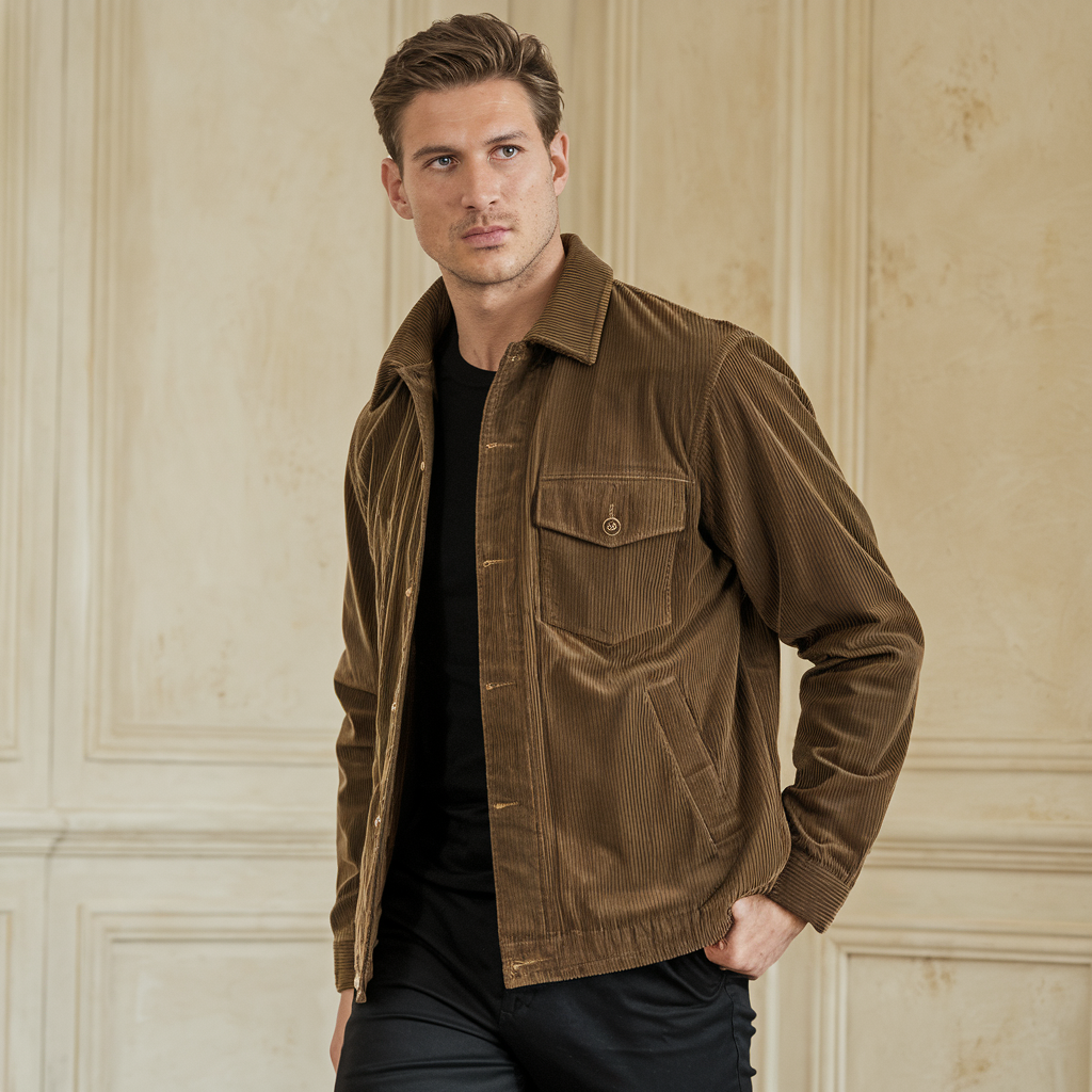 Herren Cordjacke – Klassisches Design für Jeden Anlass 7