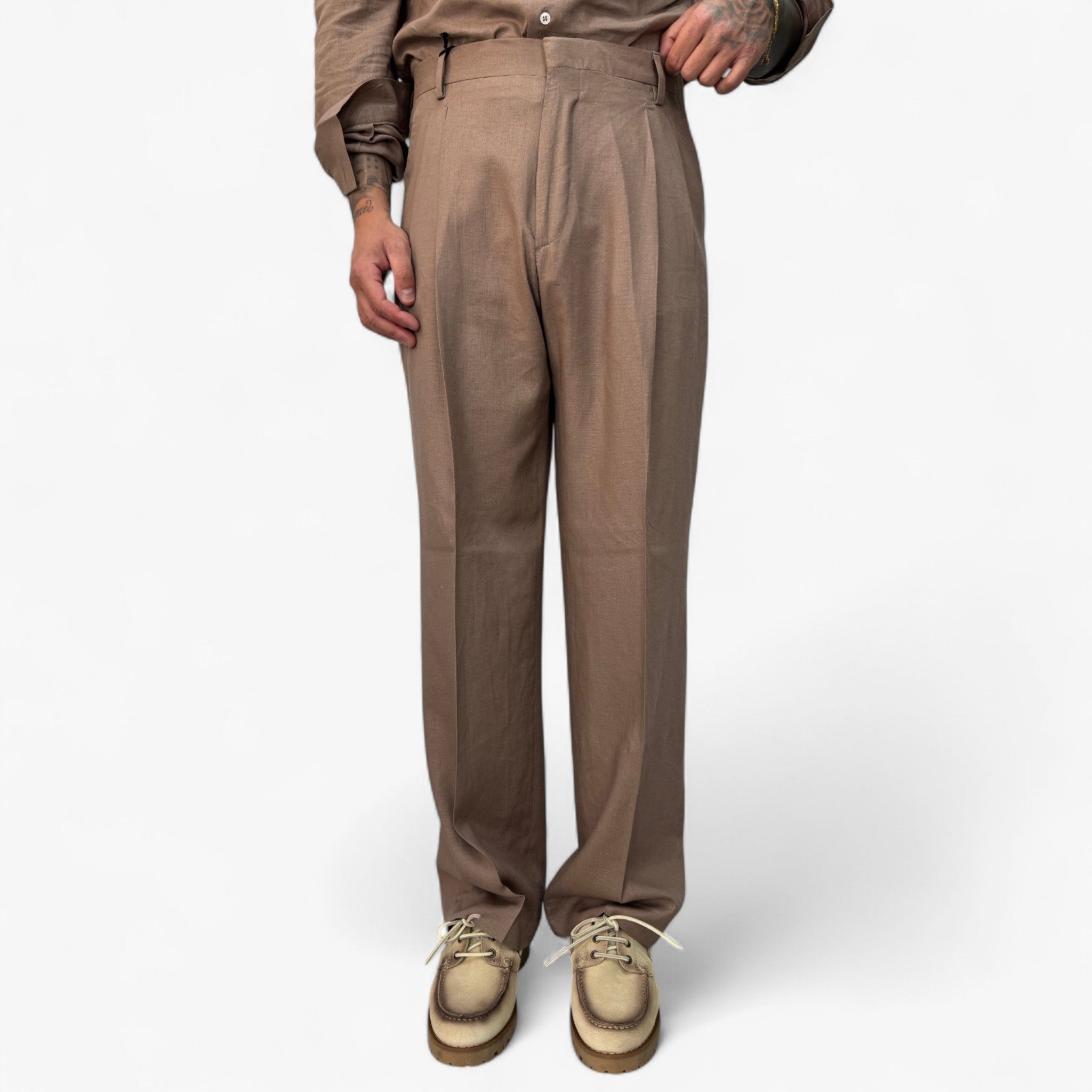 Herren Leinenhose für Elegante Anlässe 0