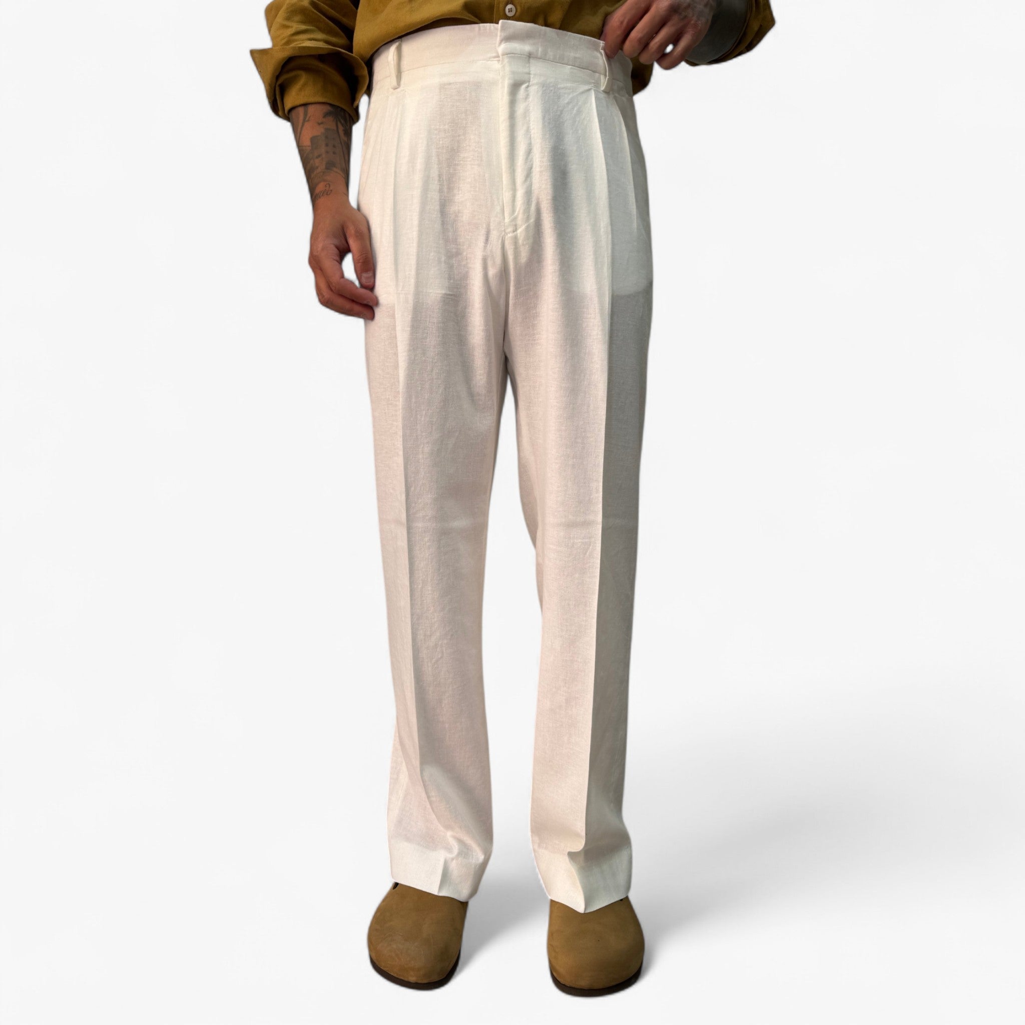 Herren Leinenhose für Elegante Anlässe 1