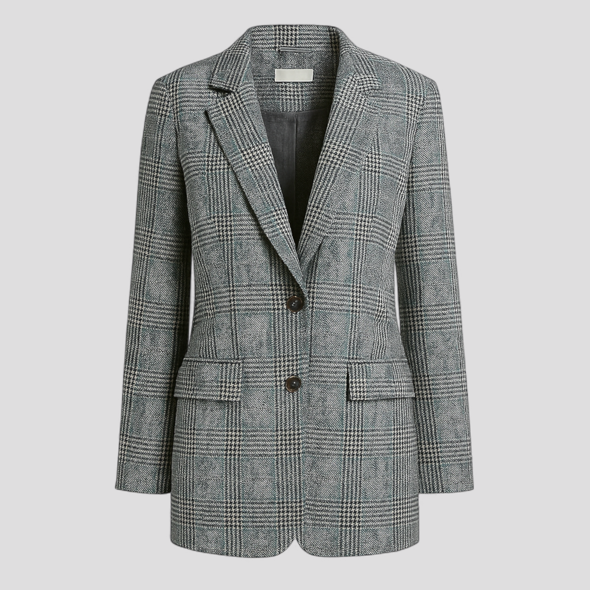 Herren Sakko Mit Karomuster Eleganter Blazer 1