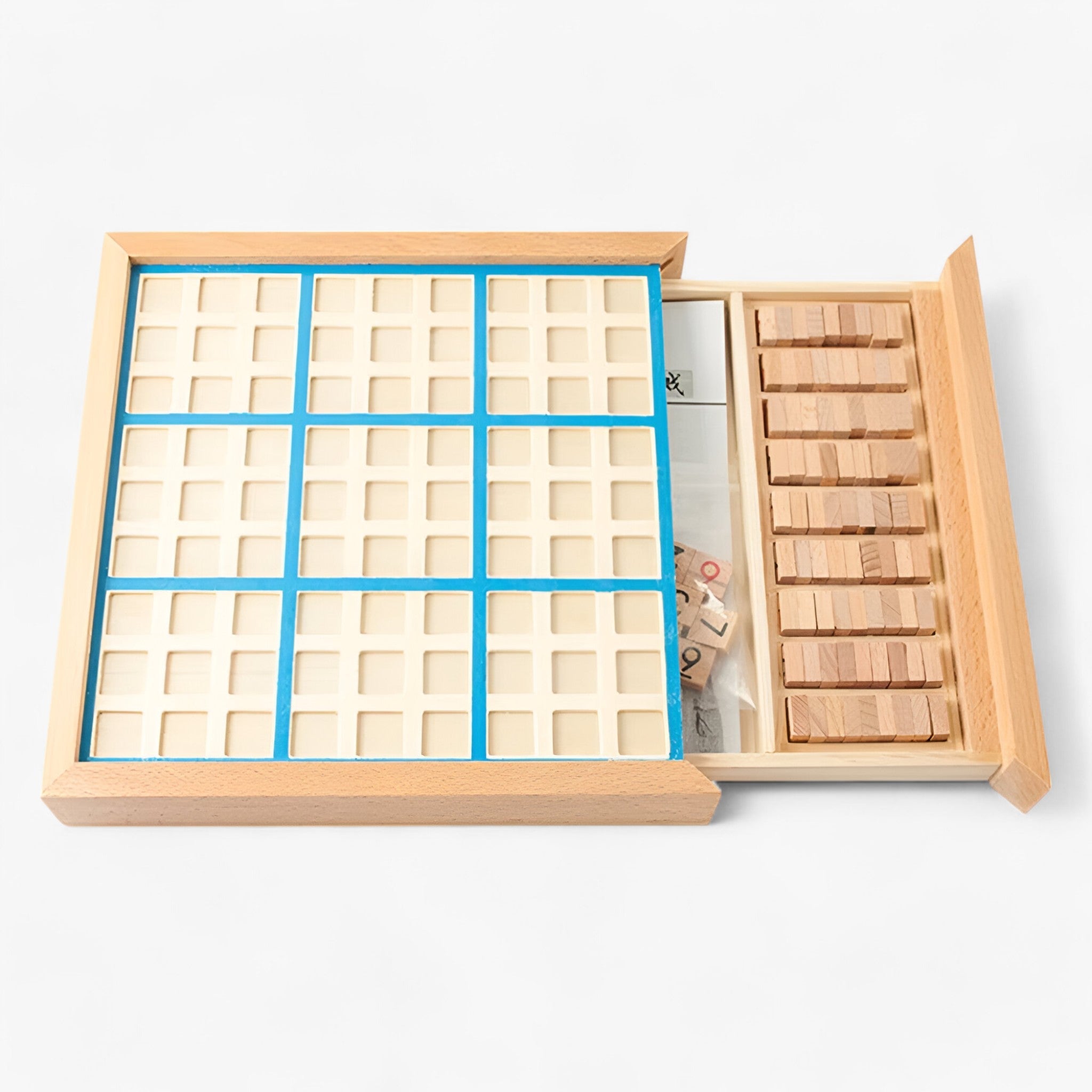 Daan | Holz-Sudoku-Spiel mit Lade