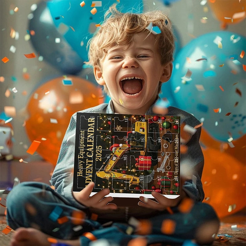 Kinder Adventskalender mit Kranich-Spielzeug 1