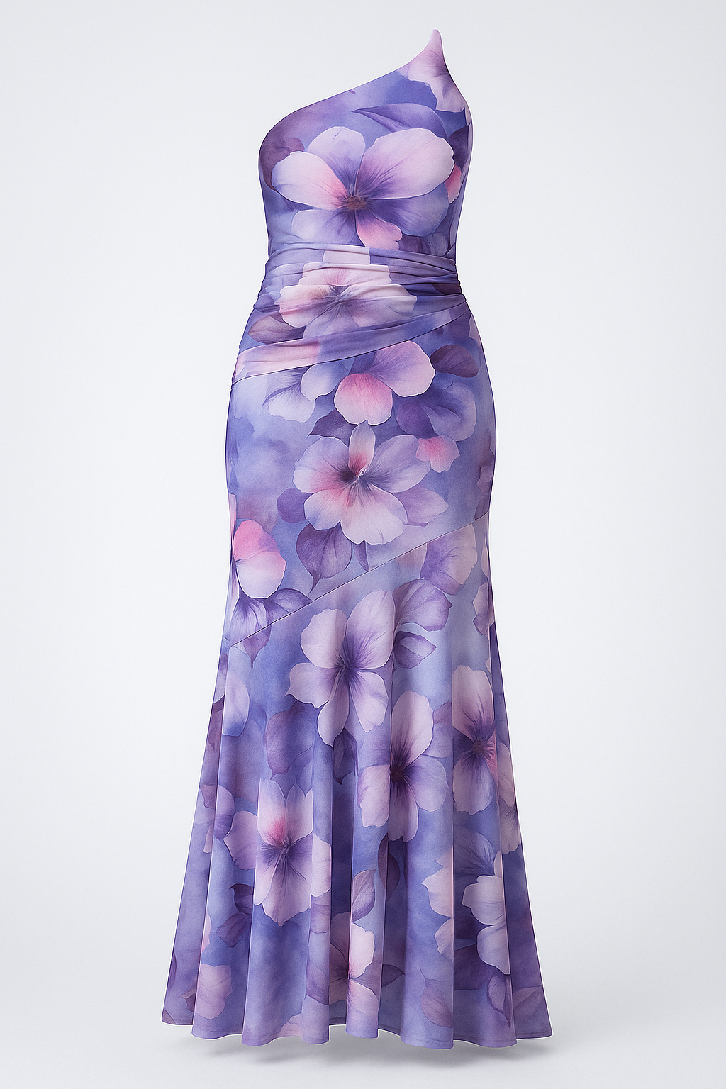 Maxikleid Festlich Mit Einem Träger Für Damen 0