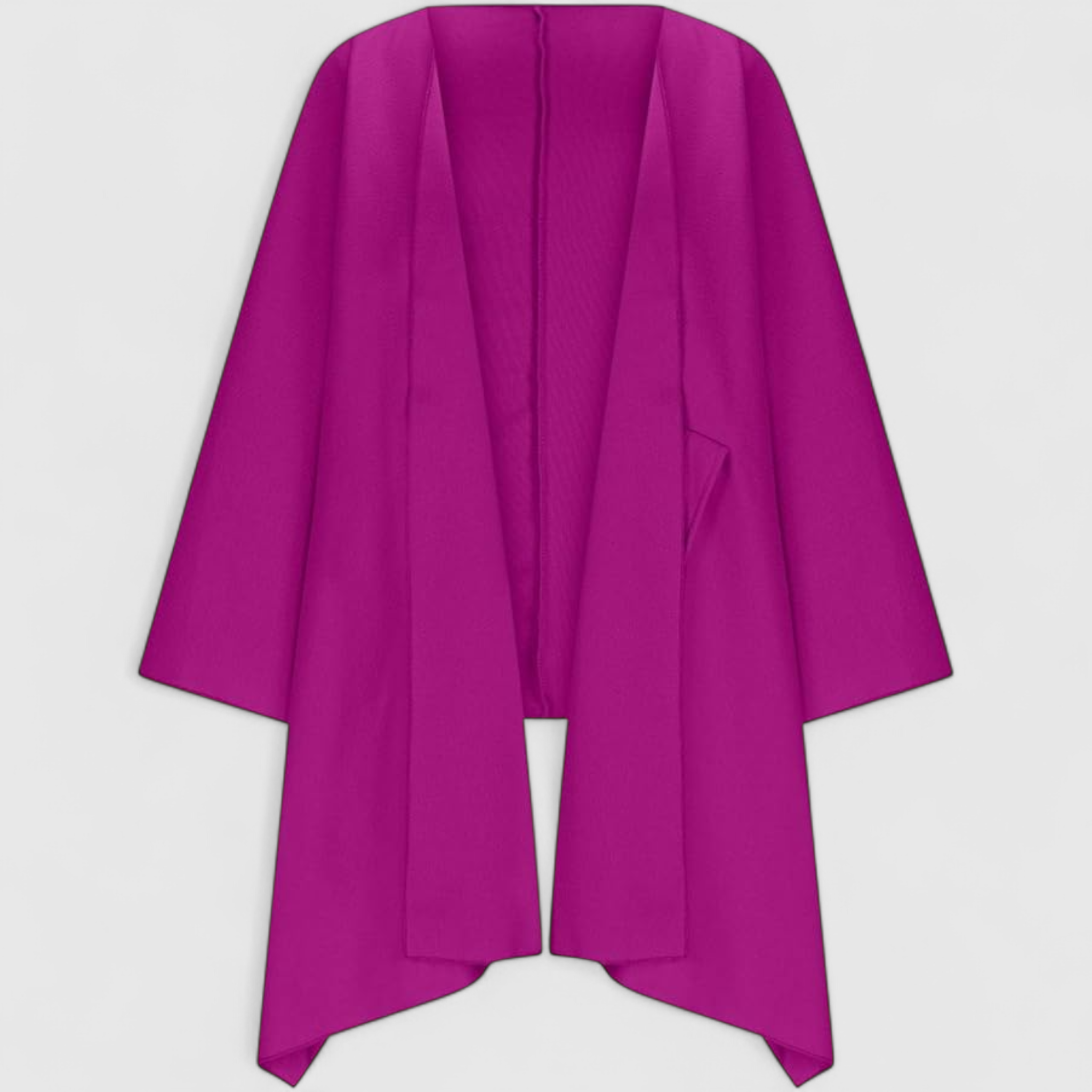 Oversize Damen Strickjacke mit Fledermausärmeln 0