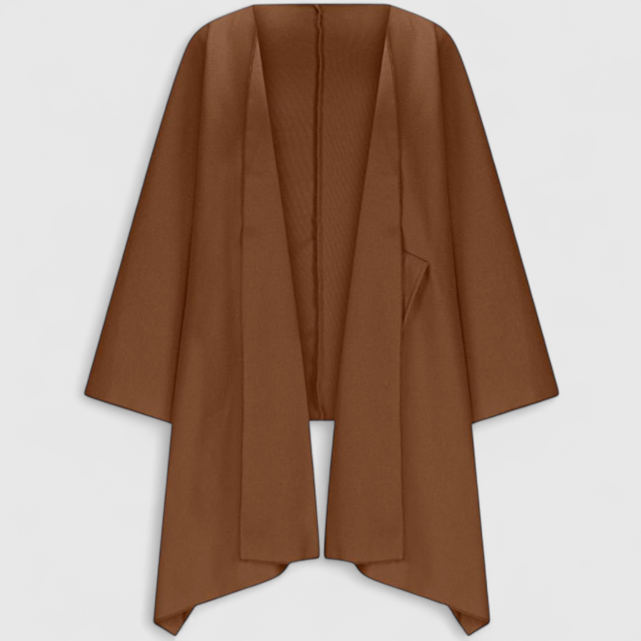 Oversize Damen Strickjacke mit Fledermausärmeln 1