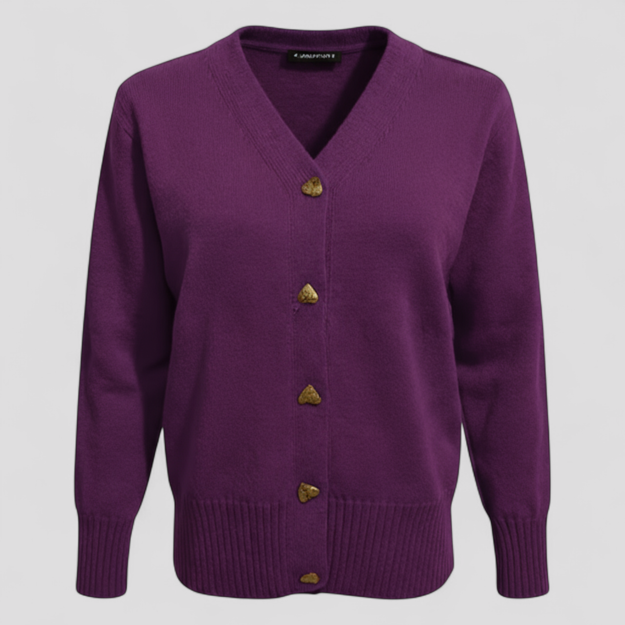 Doretta | Warme Pullover Damen aus Reiner Wolle mit Knöpfen