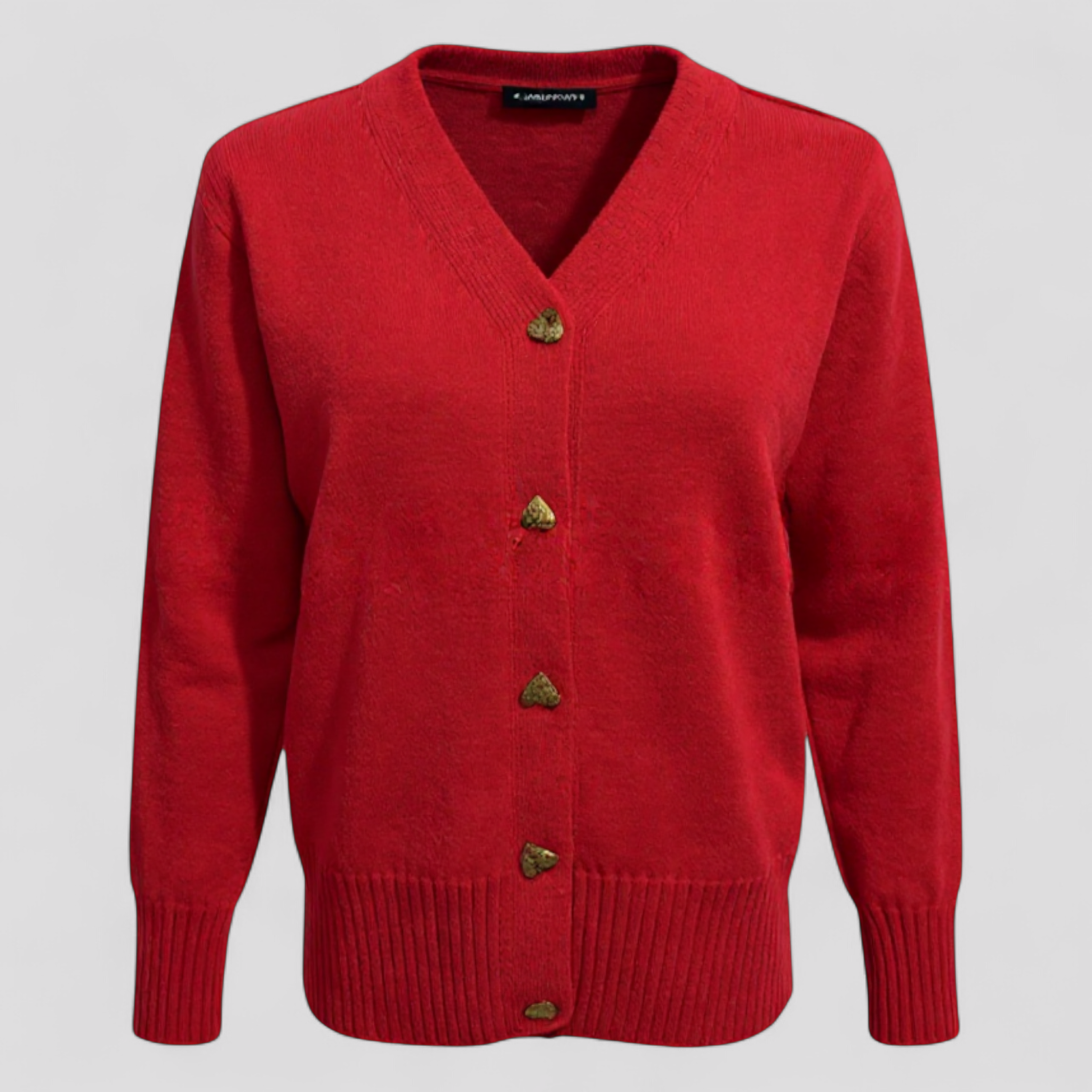 Doretta | Warme Pullover Damen aus Reiner Wolle mit Knöpfen