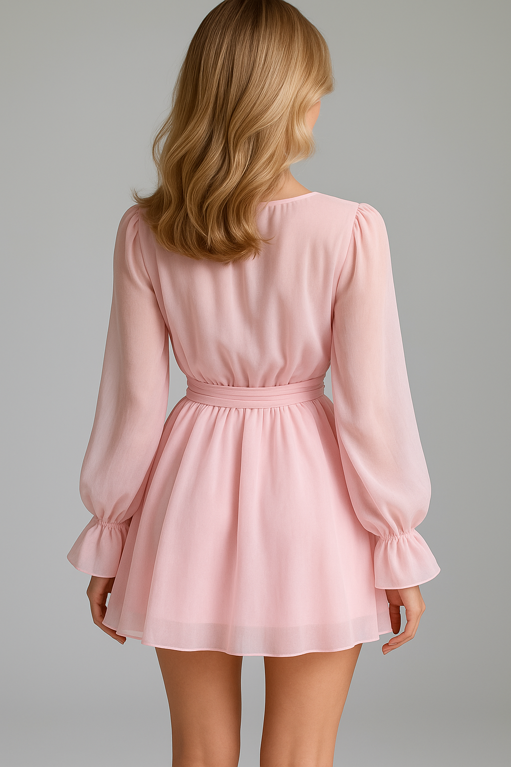 Romantisches Kurzes Damenkleid für den Sommer 3