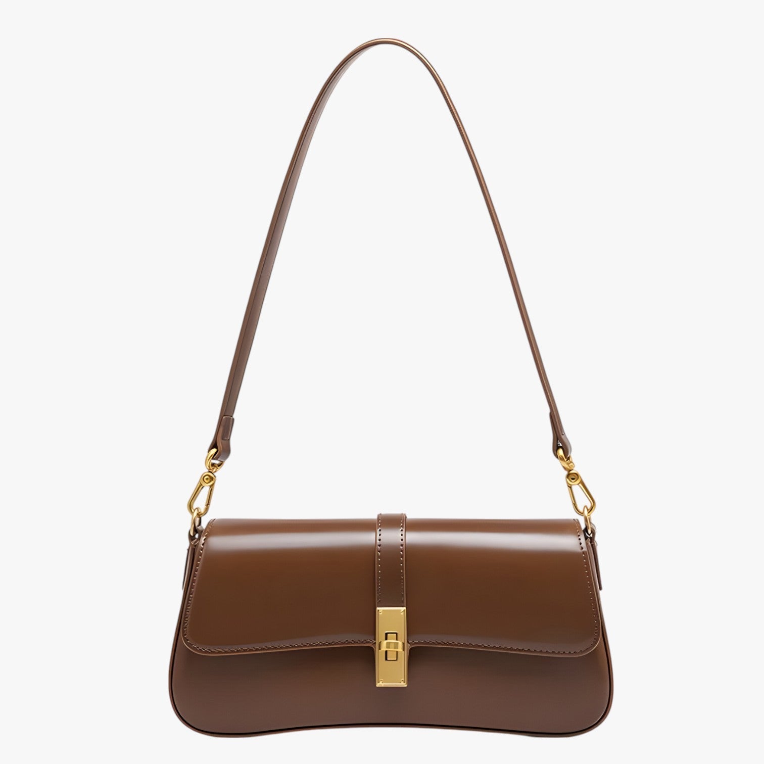 Alaia | Luxus-Ledertasche Baguette in echtem Leder