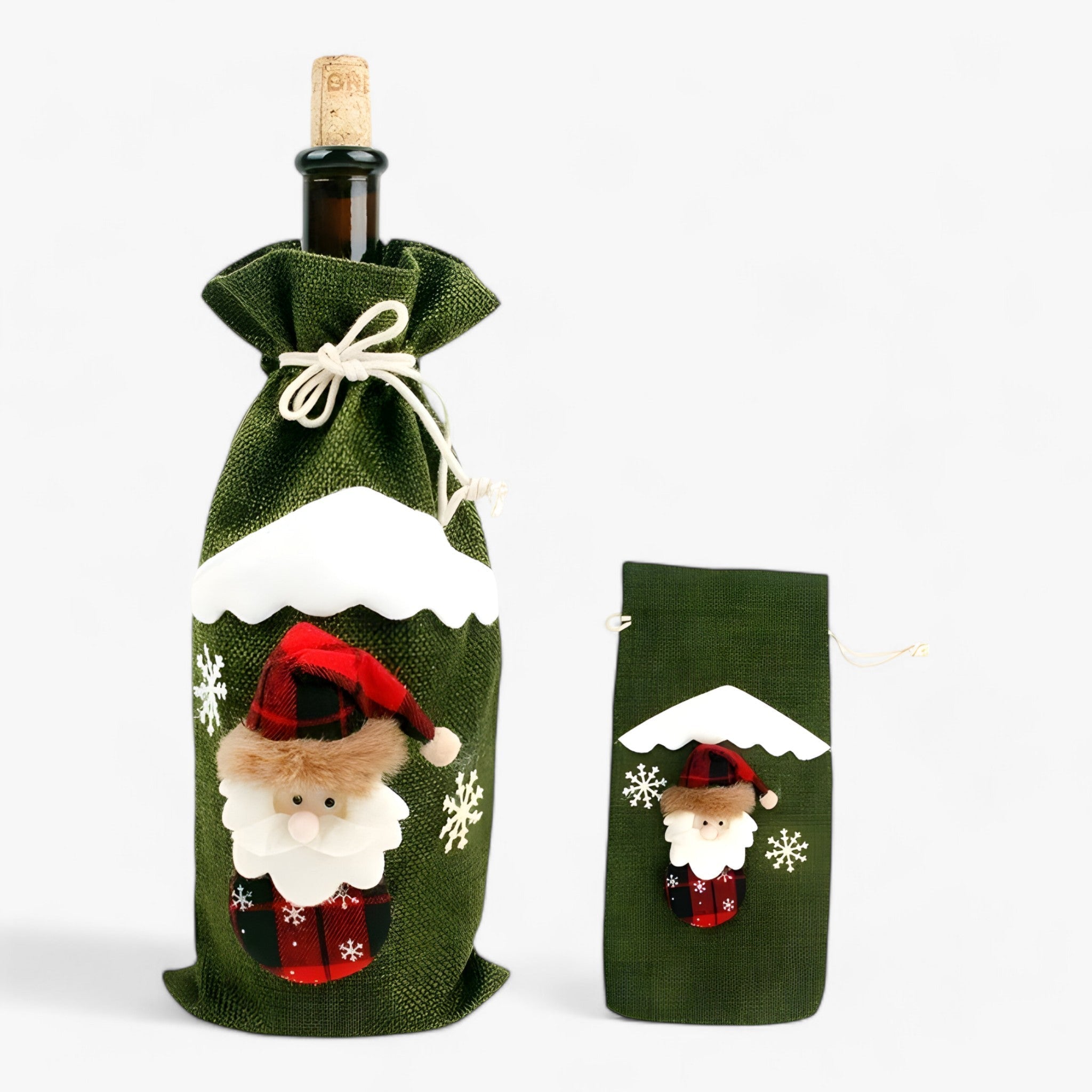 FengRise Dekoration | Flasche Hülle Weihnachtsmann - Geschenkhalter in Weihnachtsstrümpfen - Weihnachtsgeschirr - Neujahrs Geschenk - 1 14x16cm - FengRise Dekoration | Flasche Hülle Weihnachtsmann - Geschenkhalter in Weihnachtsstrümpfen - Weihnachtsgeschirr - Neujahrs Geschenk - €25 - Concept Neurenberg