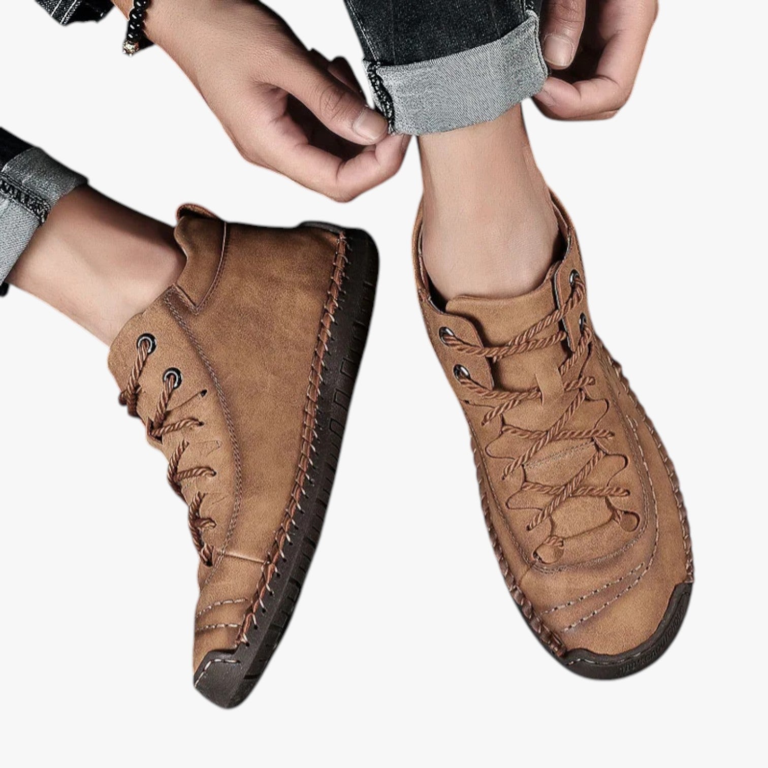Tanner | Herren-Casual-Schuhe aus handgenähtem Leder: Komfort bei jedem Schritt