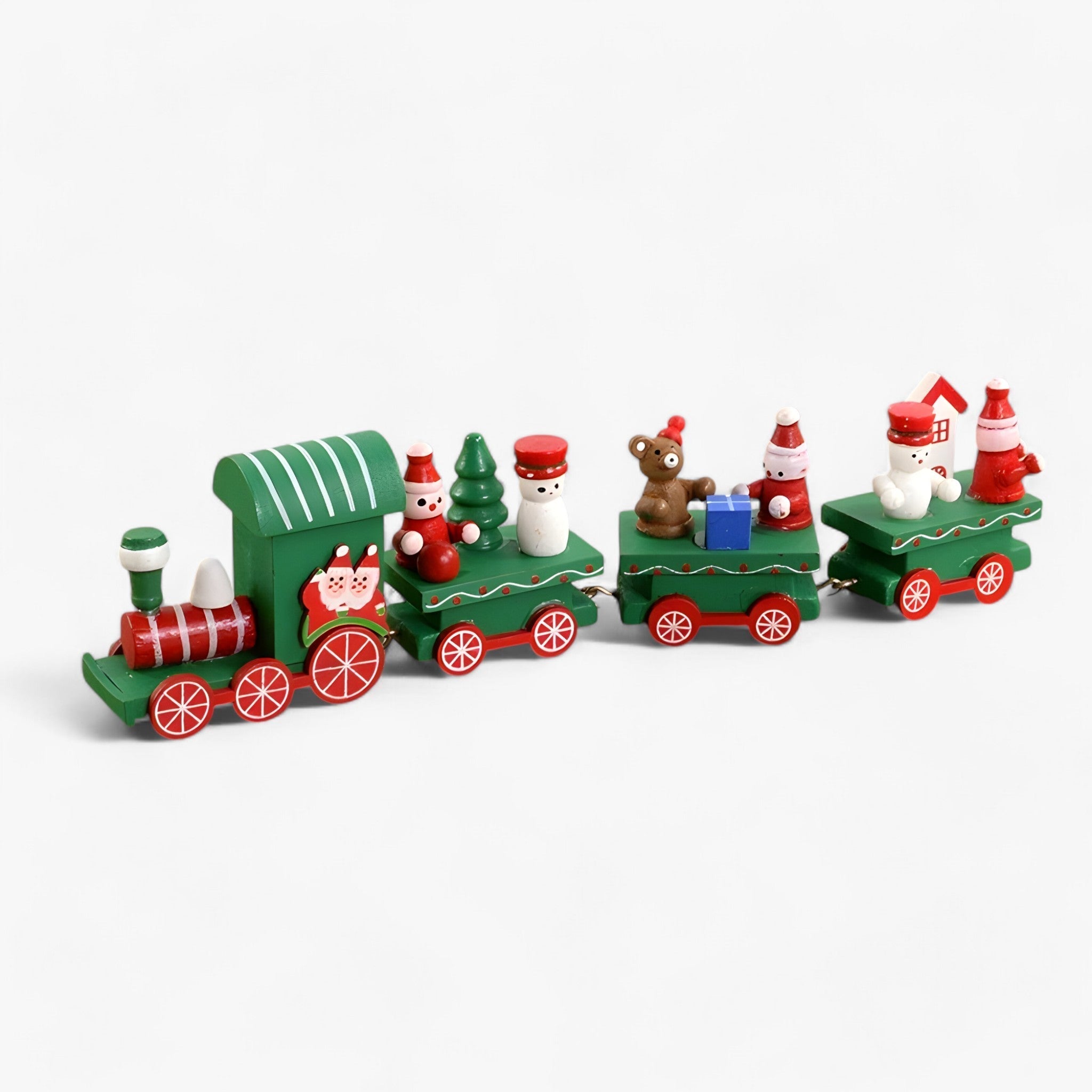 Launenhaft | Weihnachtliche Holzeisenbahn-Verzierung – festliche Dekoration und Geschenk für Kinder - Stil9 - Launenhaft | Weihnachtliche Holzeisenbahn-Verzierung – festliche Dekoration und Geschenk für Kinder - €25 - Concept Neurenberg