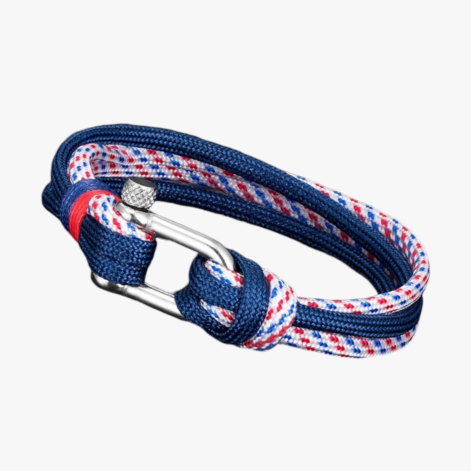 Tristan | Survival Paracord Armband mit Marinehaken