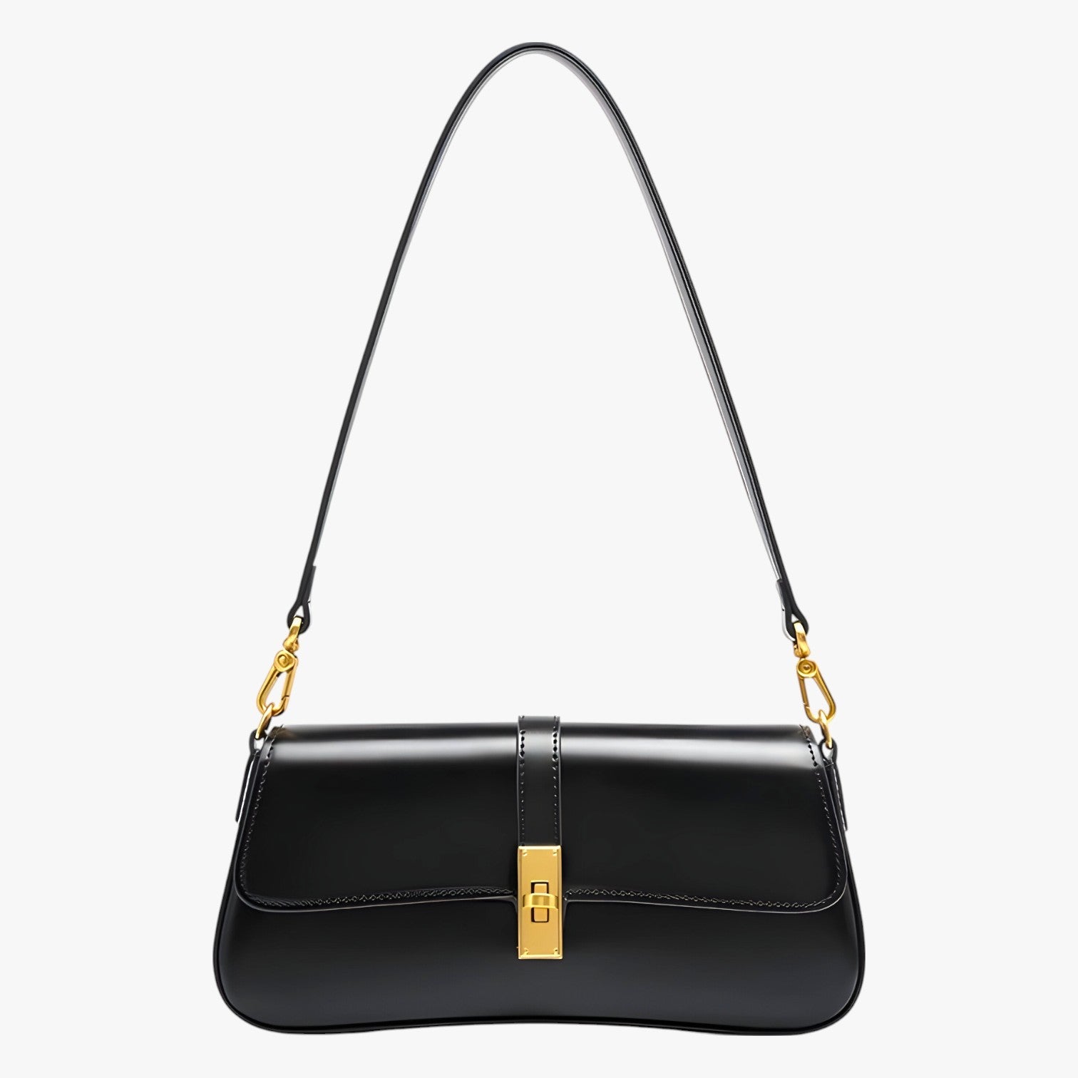Alaia | Luxus-Ledertasche Baguette in echtem Leder
