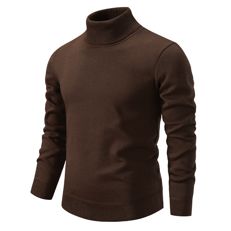 Exklusiver Virgin-Wool-Pullover - Zeitloser Komfort und Qualität - Braun - LUCCIANO | Exklusiver Virgin-Wool-Pullover - Zeitloser Komfort und Qualität - € - Concept Frankfurt